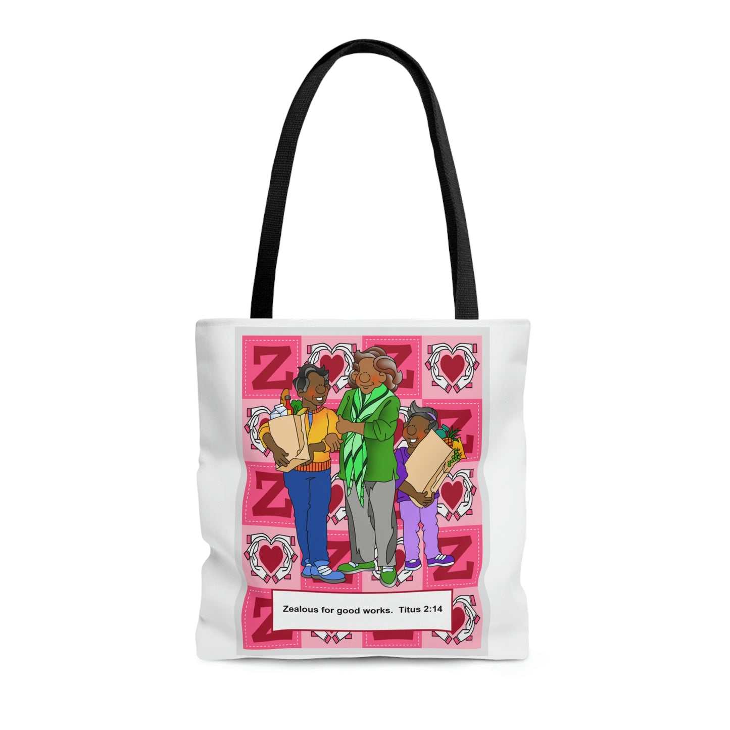 The Bible as Simple as ABC Z AOP Tote Bag