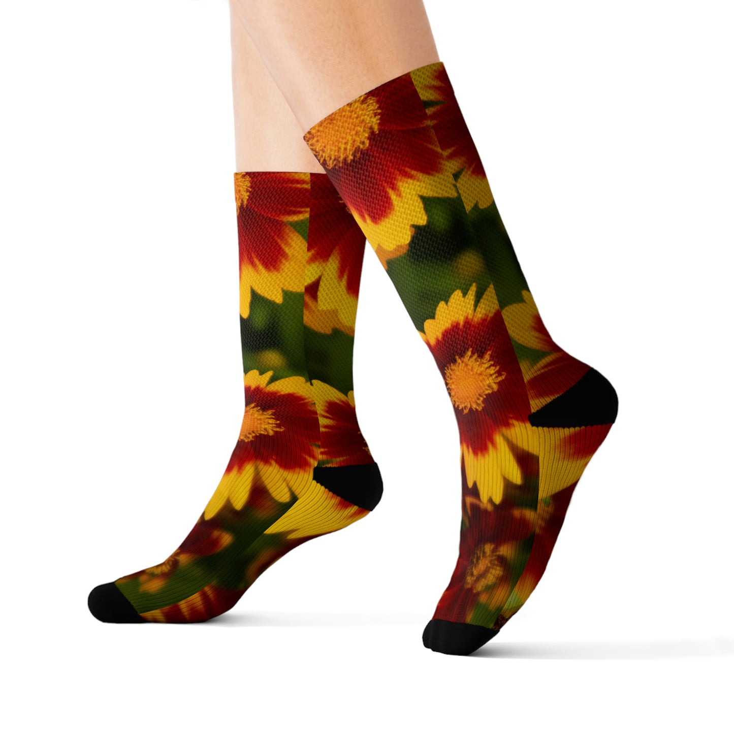 Flowers 24 Sublimation Socks