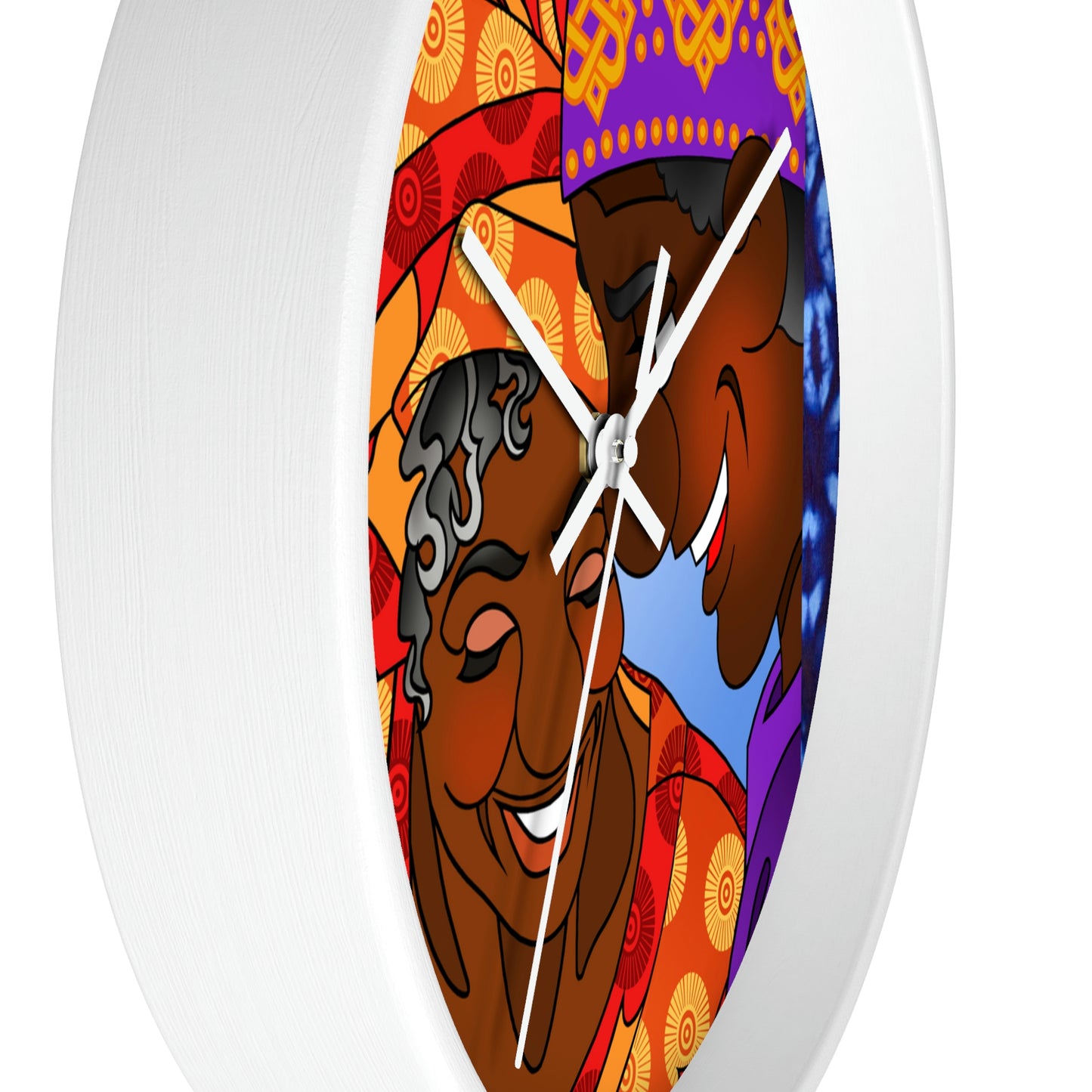 The Paramount Chief and One Wise Woman Wall clock