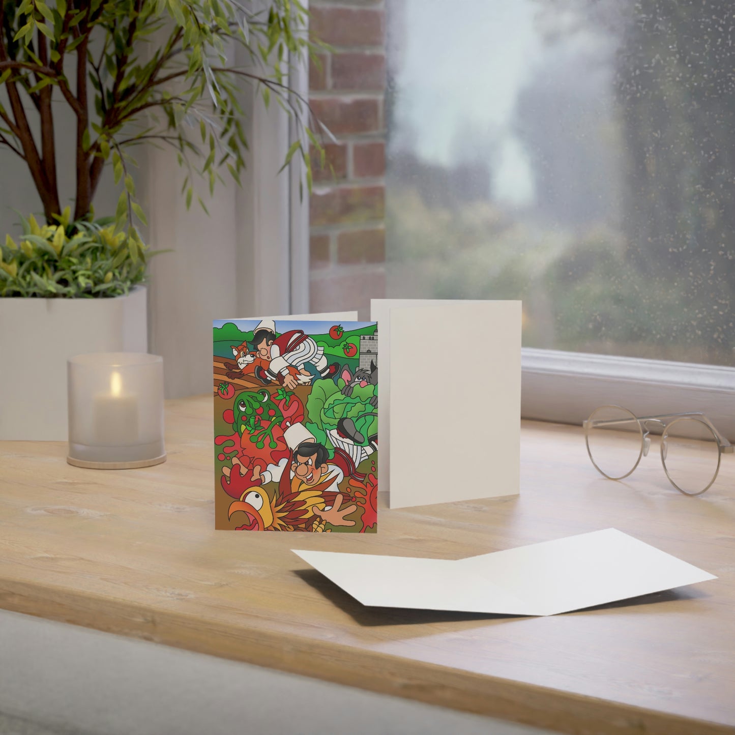 The Half Rooster! Greeting Cards (1, 10, 30, and 50pcs)