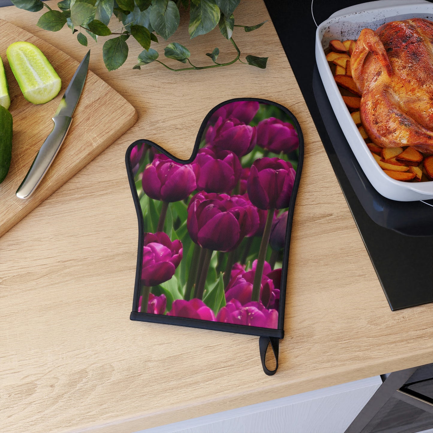 Flowers 22 Oven Glove