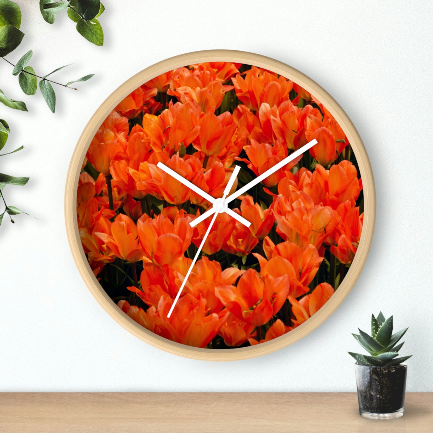 Flowers 03 Wall Clock