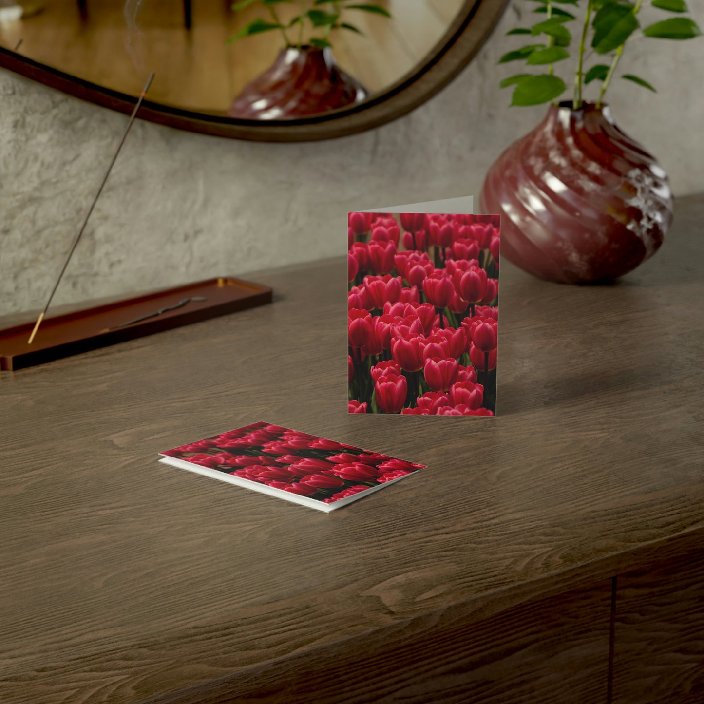 Flowers 16 Greeting Cards (1, 10, 30, and 50pcs)