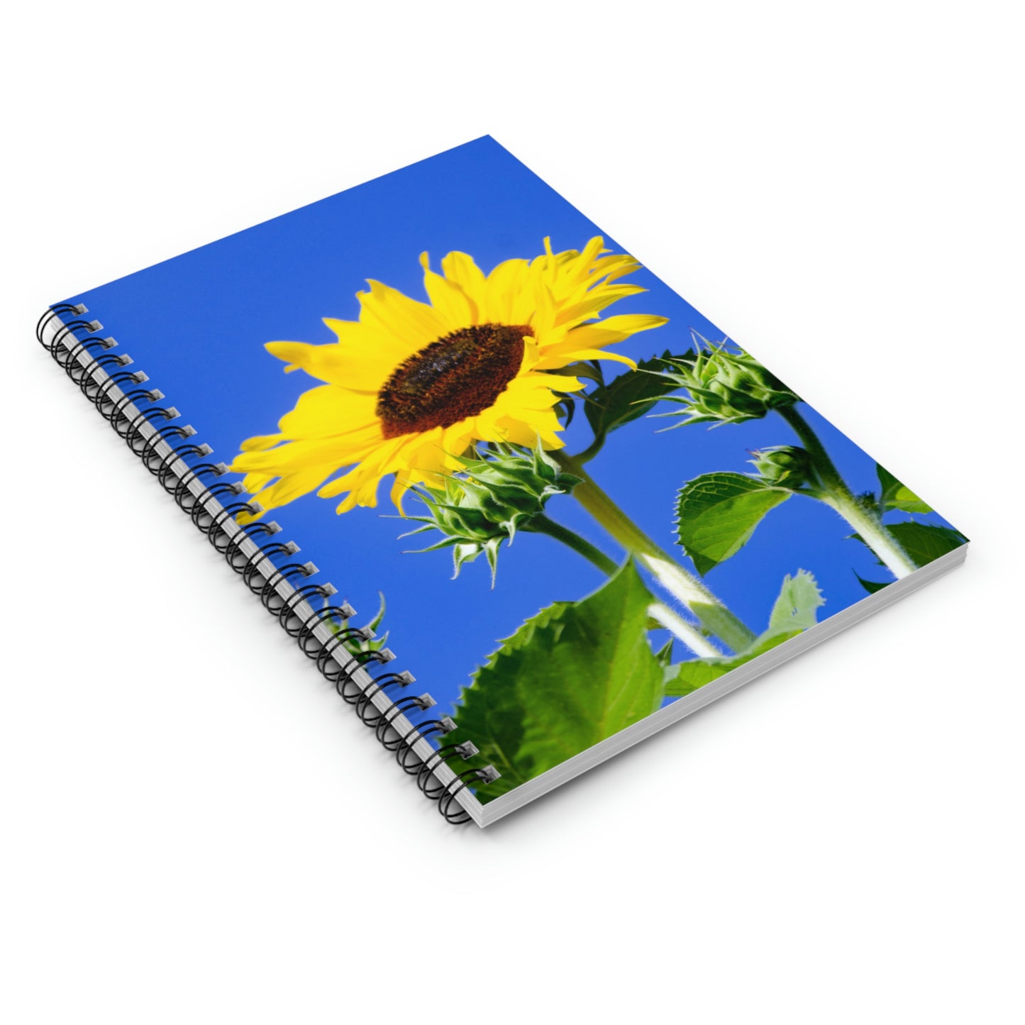 Flowers 02 Spiral Notebook - Ruled Line