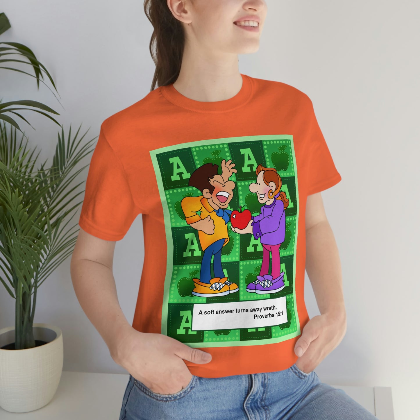 The Bible as Simple as ABC A Unisex Jersey Short Sleeve Tee