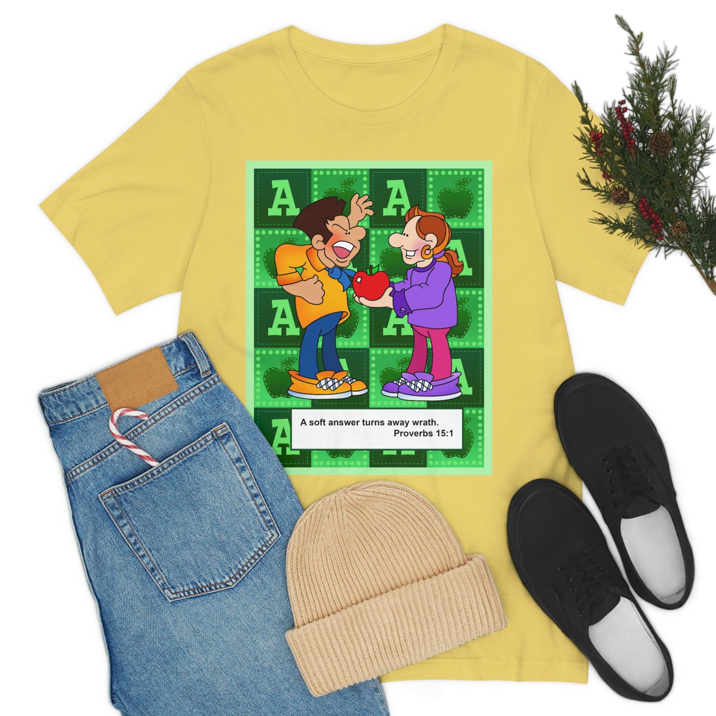 The Bible as Simple as ABC A Unisex Jersey Short Sleeve Tee