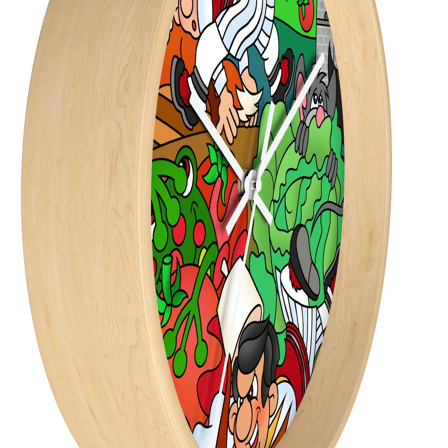 The Half Rooster! Wall clock