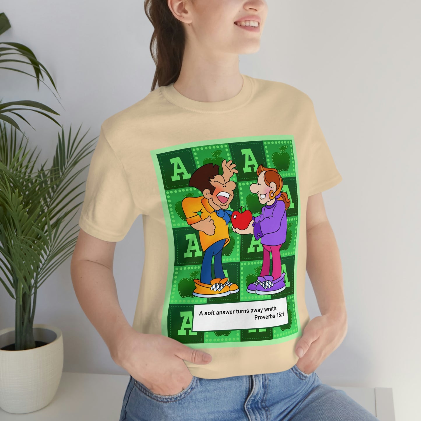 The Bible as Simple as ABC A Unisex Jersey Short Sleeve Tee