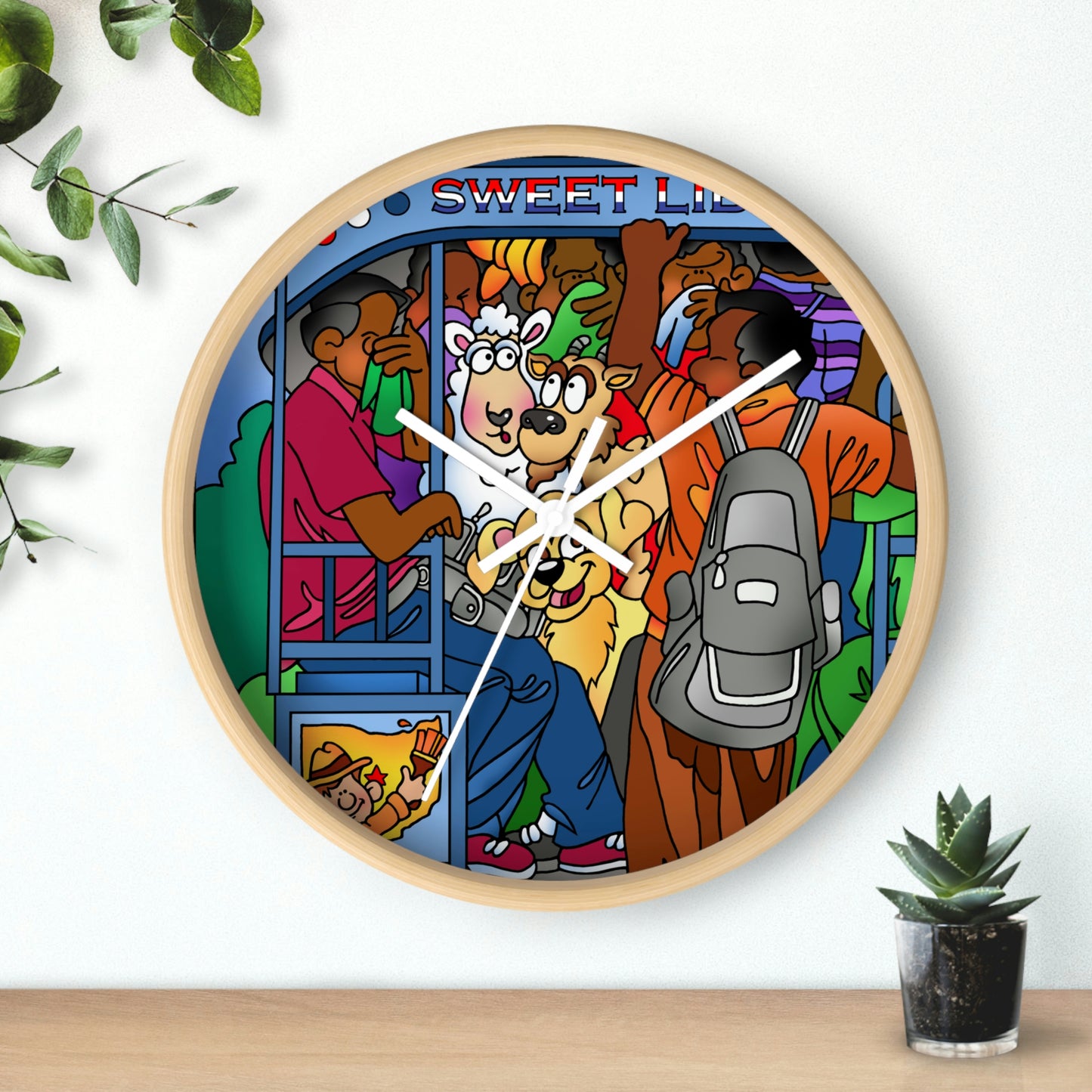 Once Upon West Africa! Wall Clock