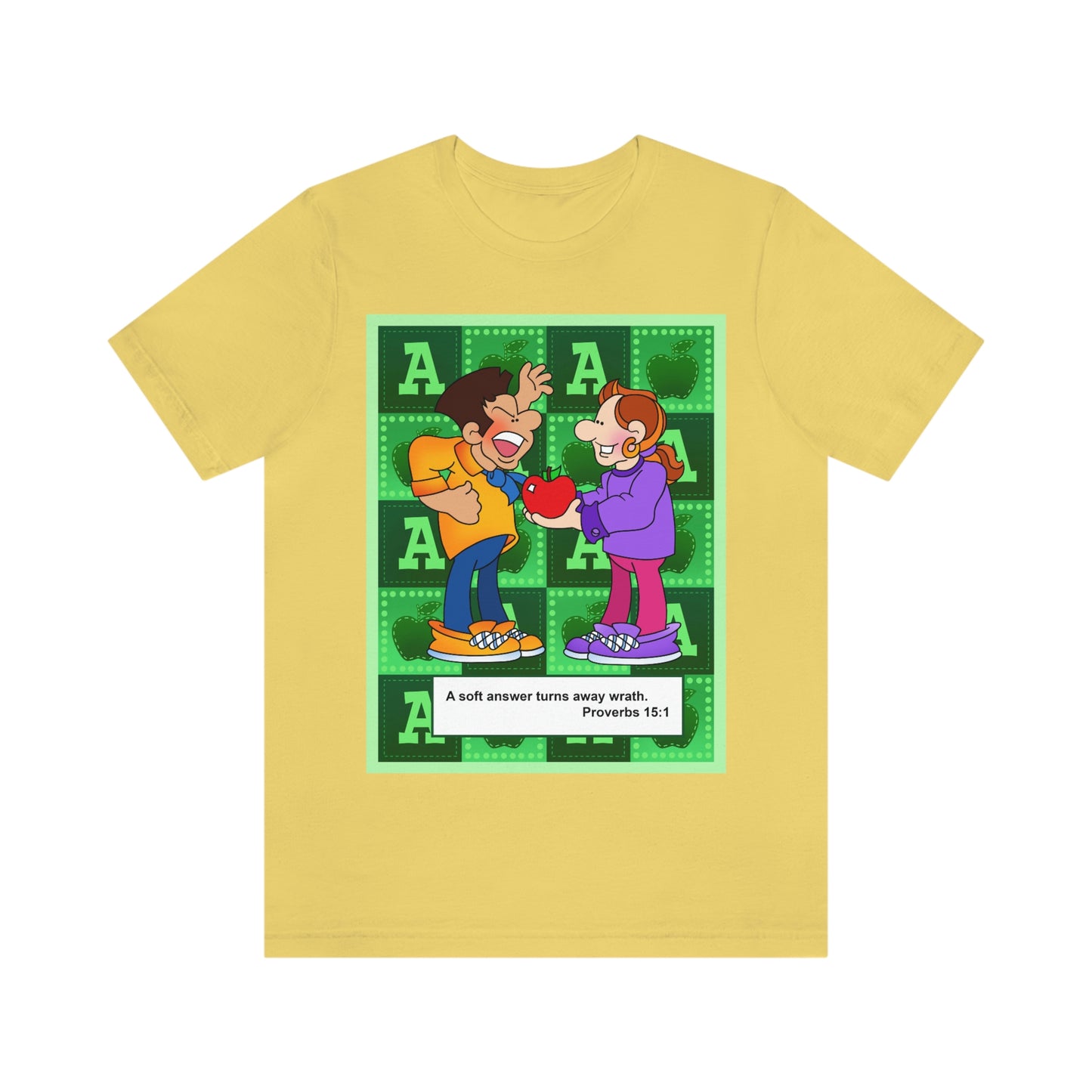 The Bible as Simple as ABC A Unisex Jersey Short Sleeve Tee