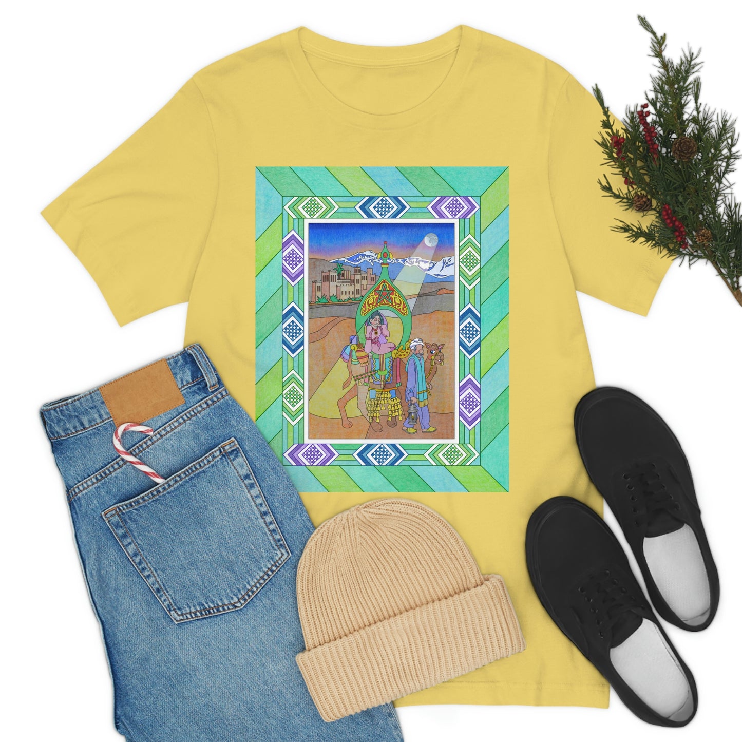 The Stone at the Door! Unisex Jersey Short Sleeve Tee