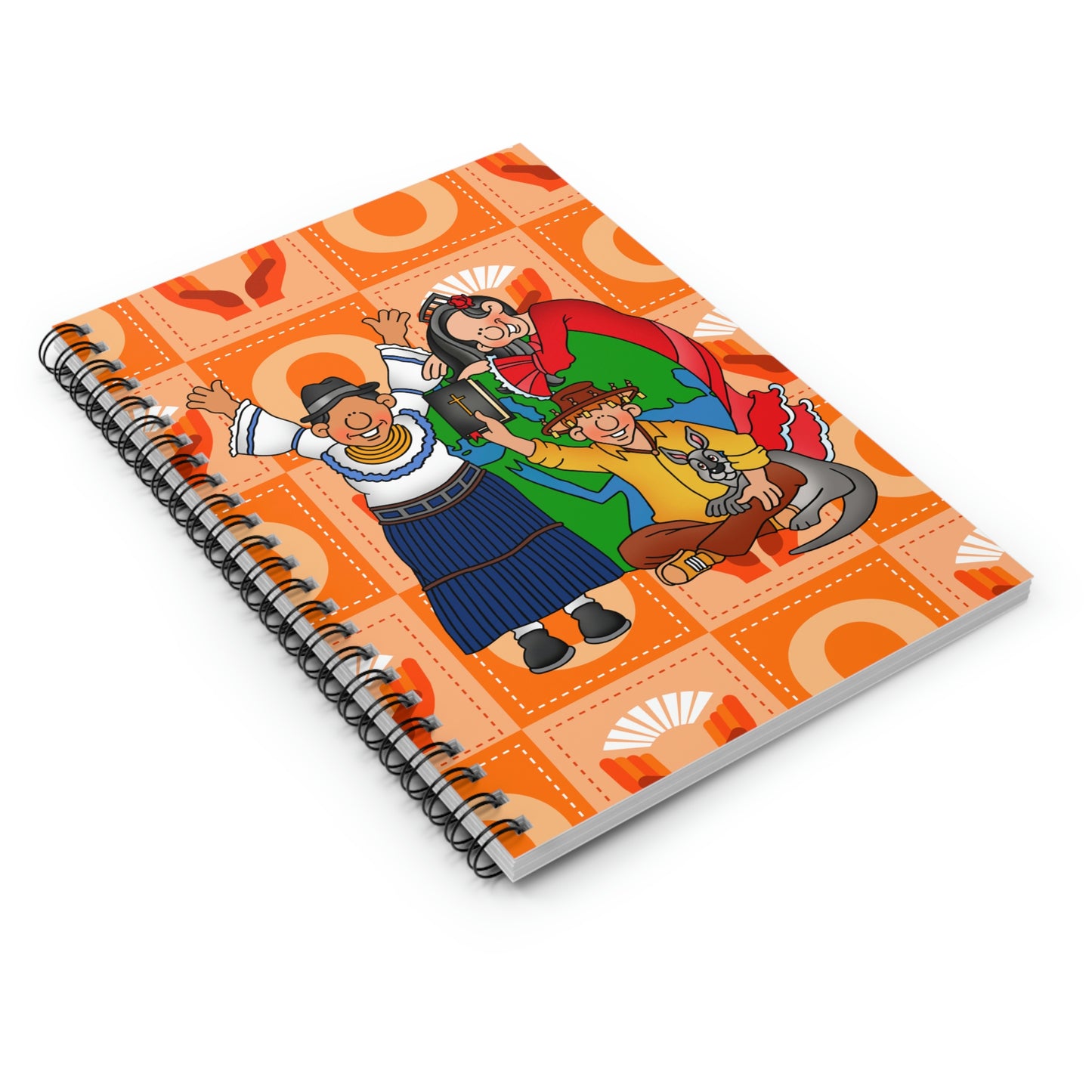 The Bible as Simple as ABC O Spiral Notebook - Ruled Line