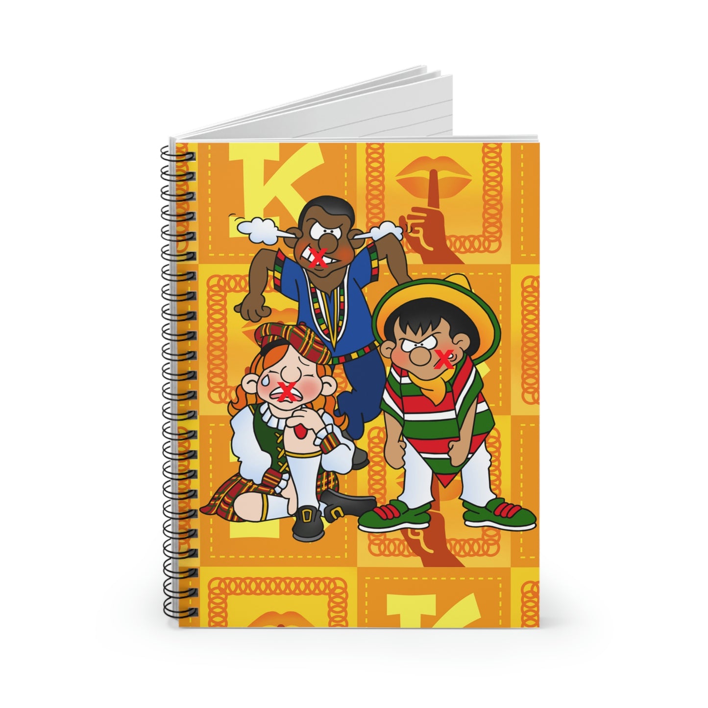 The Bible as Simple as ABC K Spiral Notebook - Ruled Line