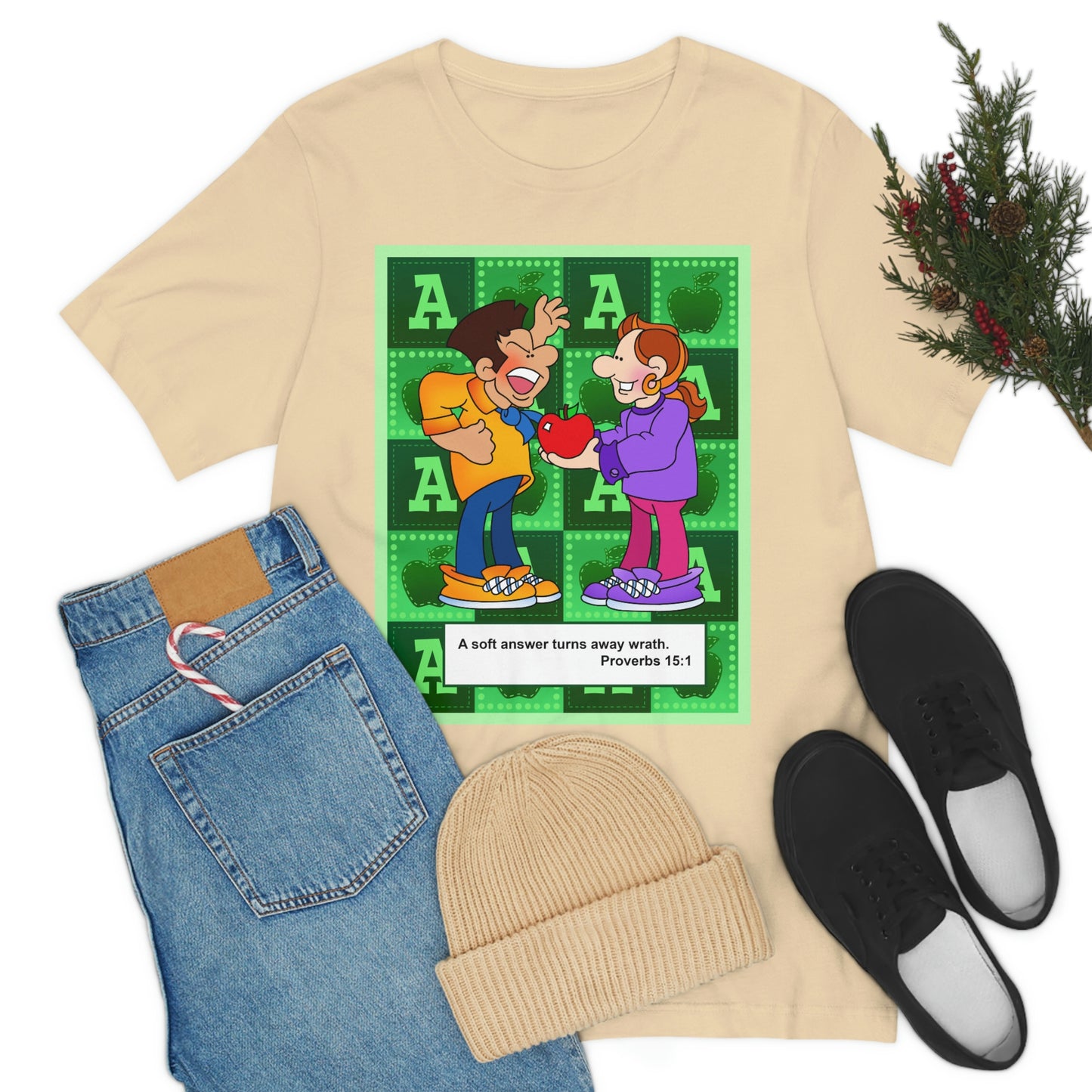 The Bible as Simple as ABC A Unisex Jersey Short Sleeve Tee