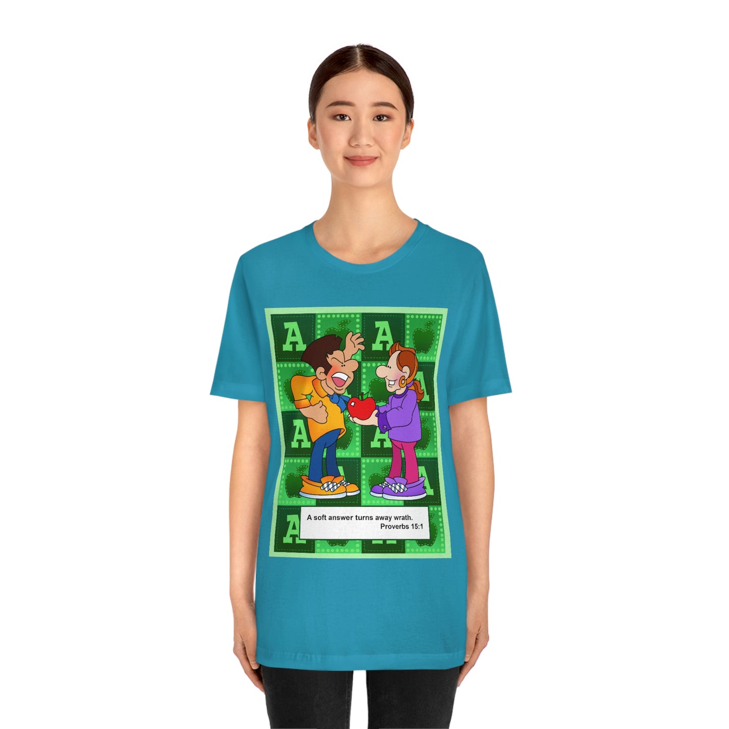 The Bible as Simple as ABC A Unisex Jersey Short Sleeve Tee