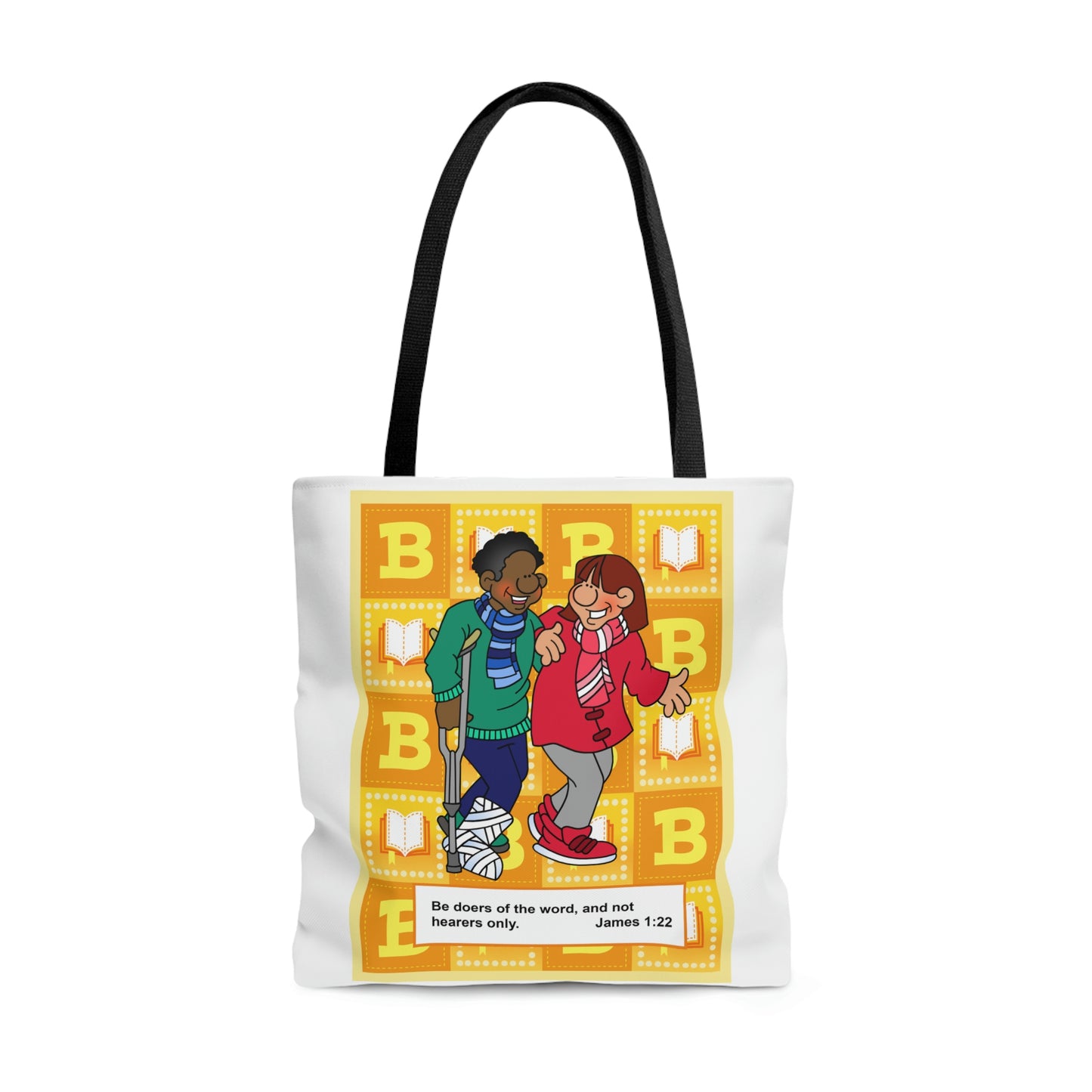 The Bible as Simple as ABC B AOP Tote Bag