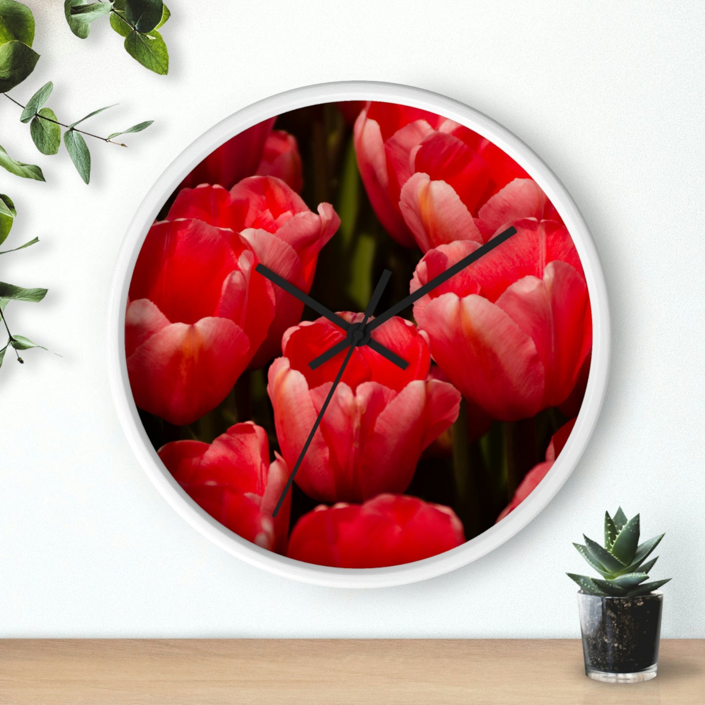 Flowers 09 Wall Clock