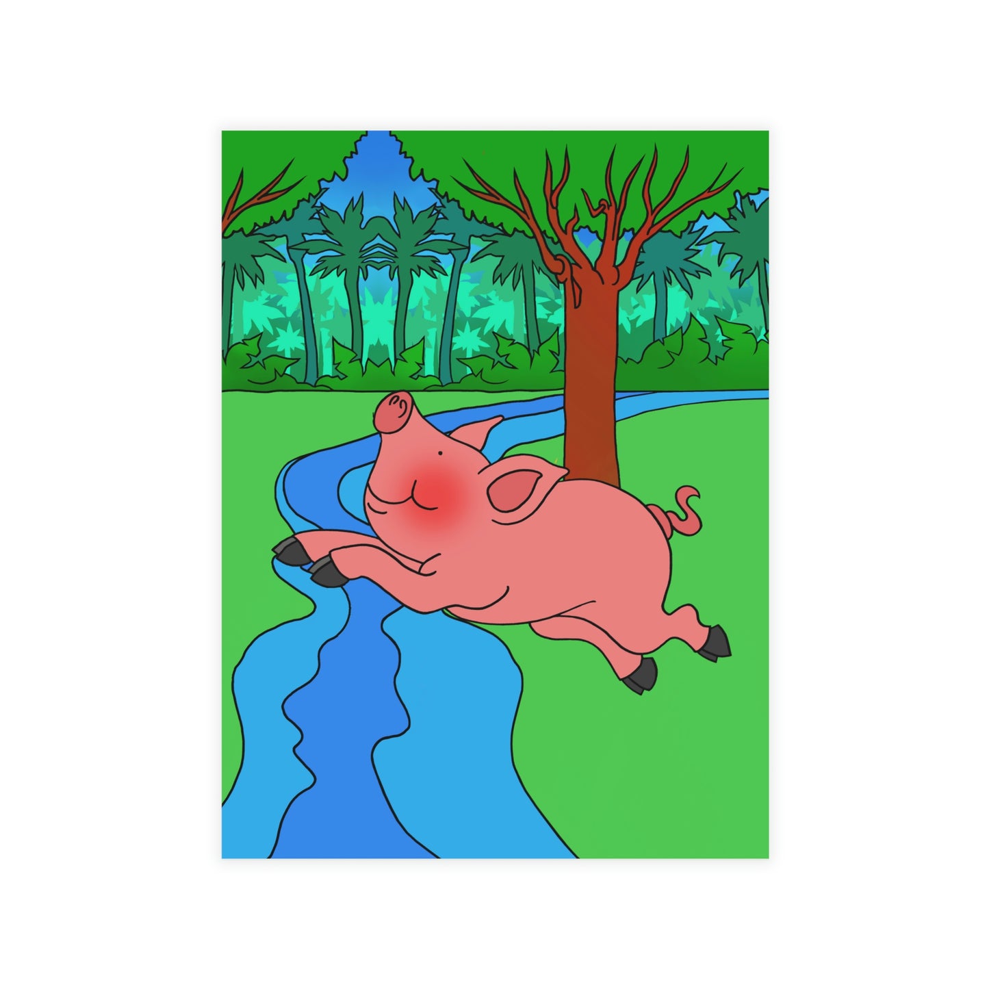 Anansi and the Market Pig! Greeting Card Bundles (envelopes not included)