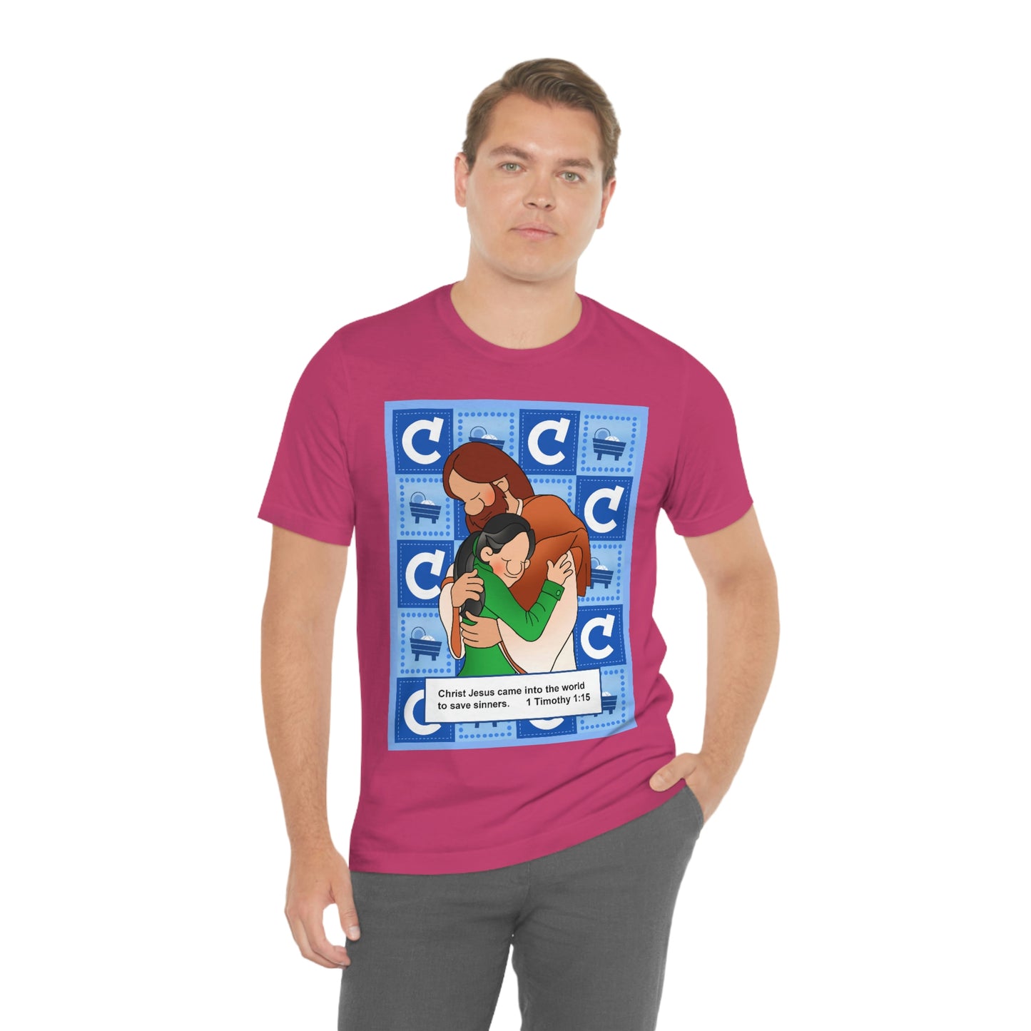 The Bible as Simple as ABC C Unisex Jersey Short Sleeve Tee
