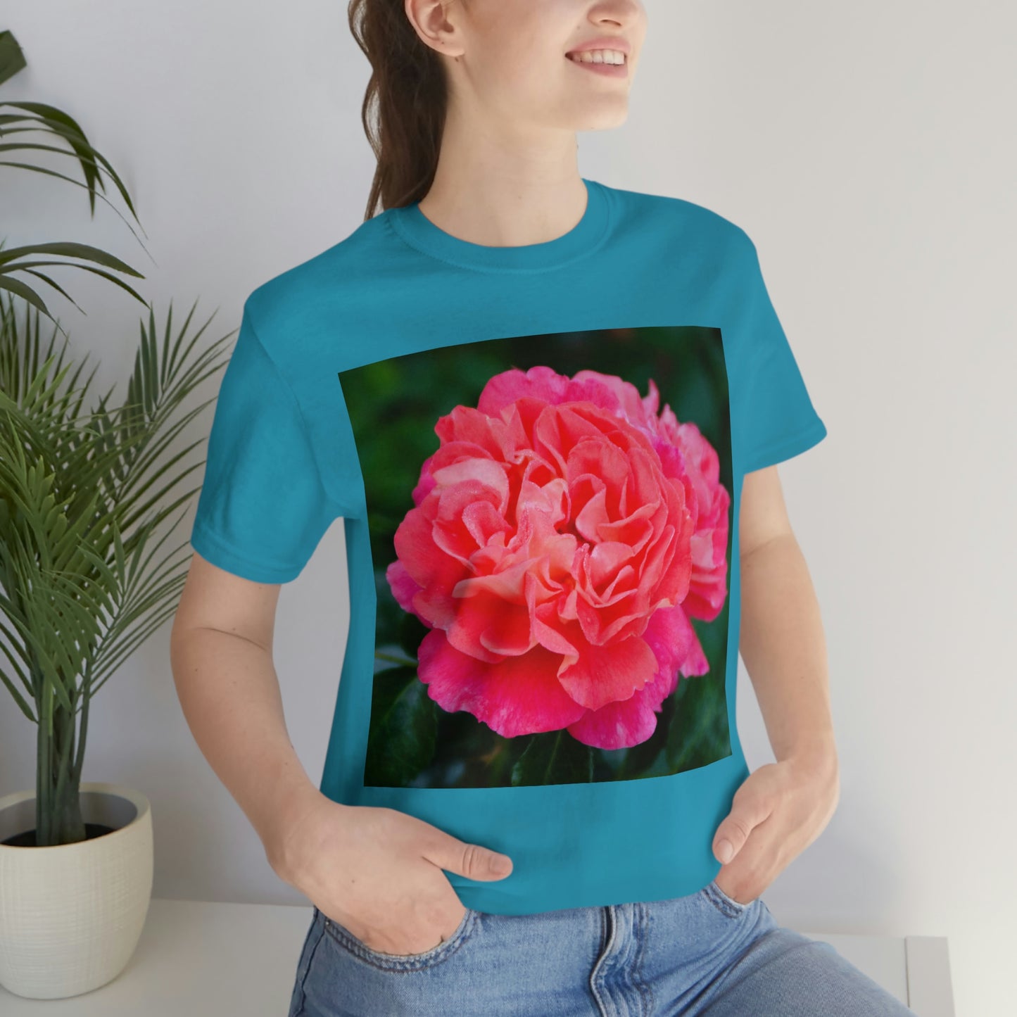 Flowers 08 Unisex Jersey Short Sleeve Tee