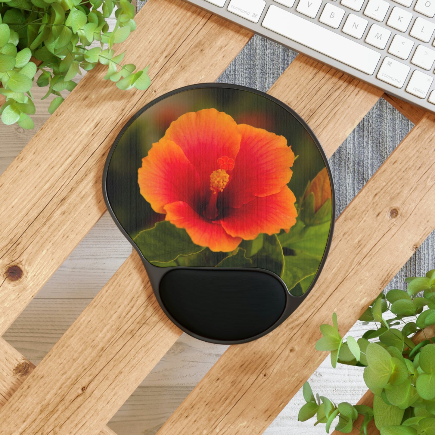 Flowers 31 Mouse Pad With Wrist Rest