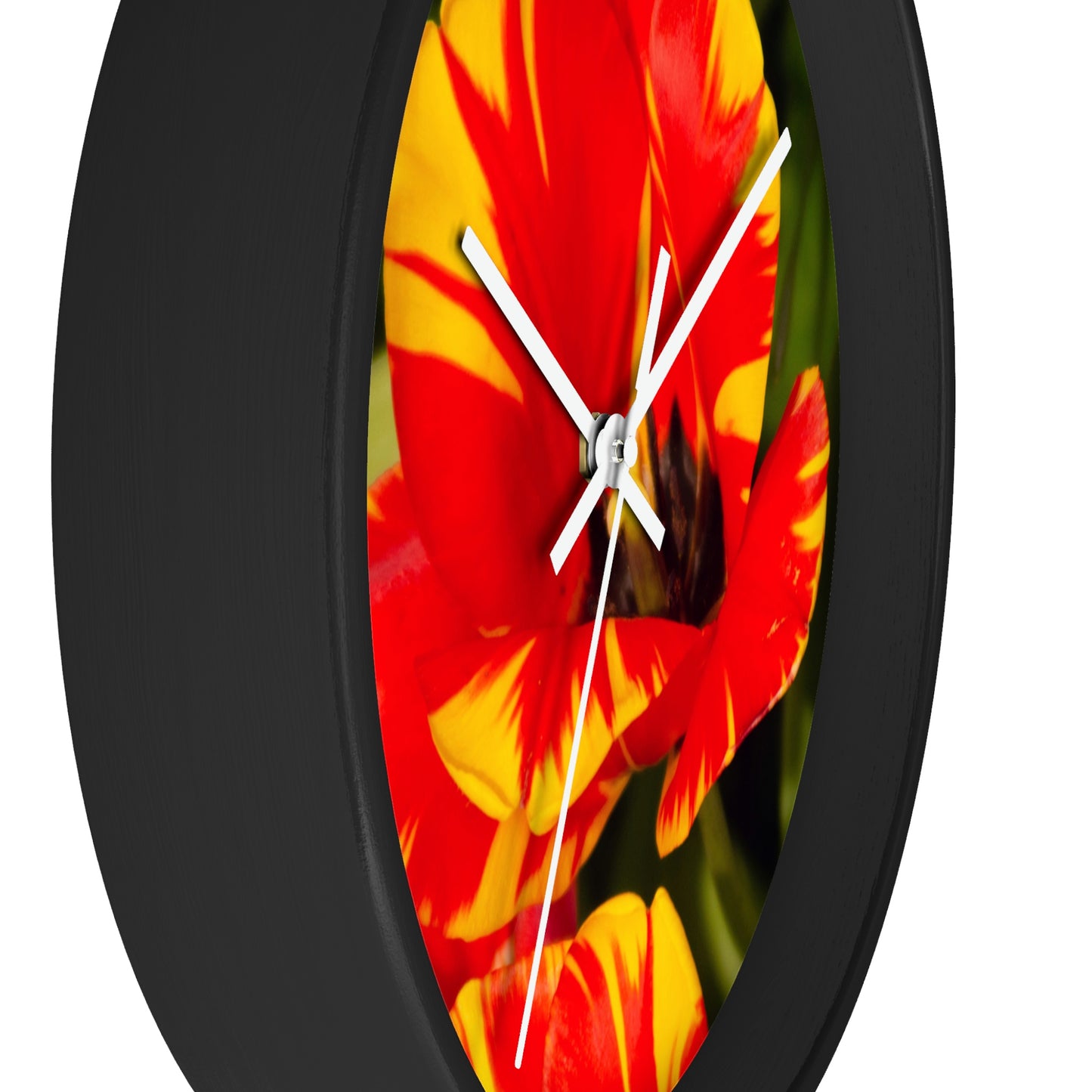 Flowers 12 Wall Clock