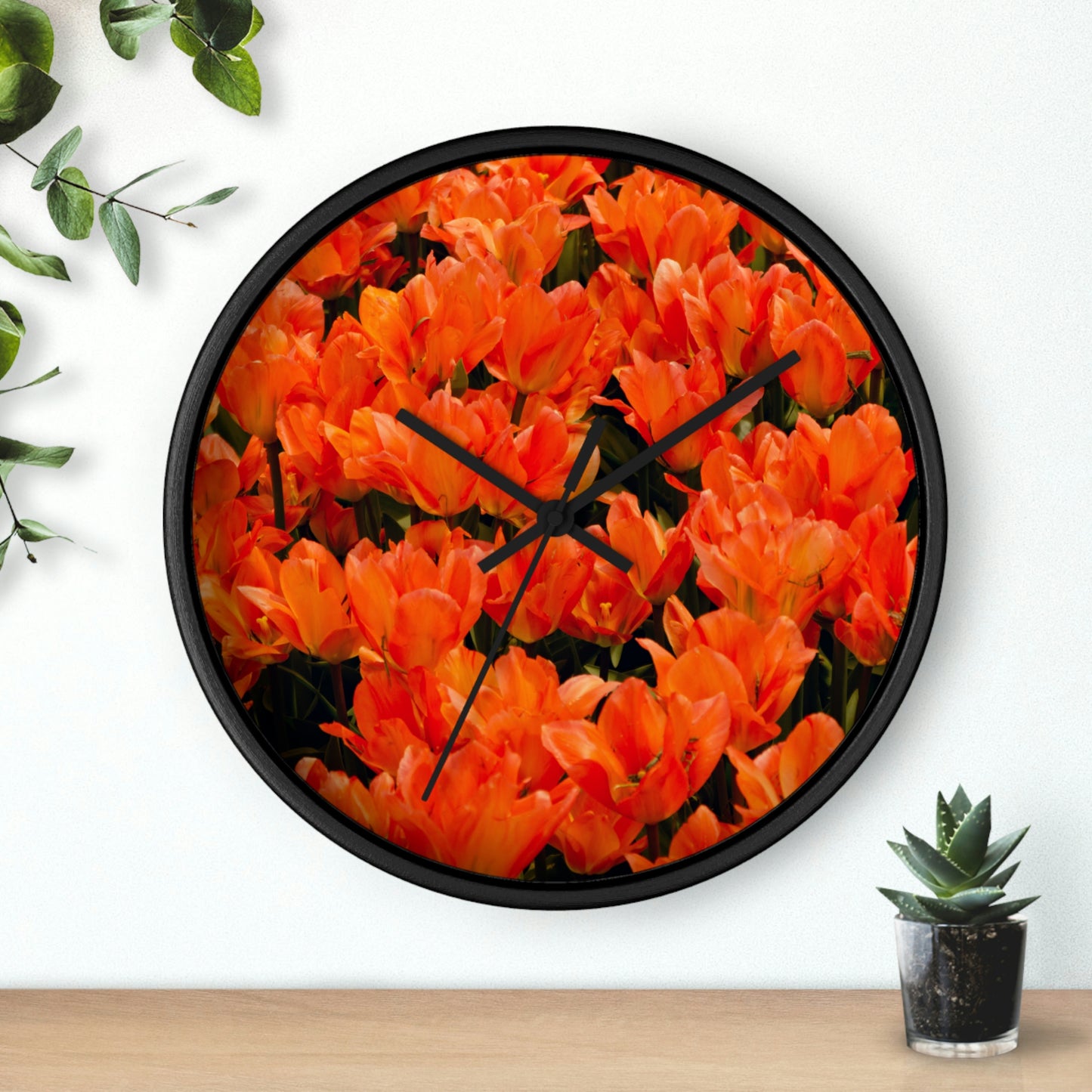 Flowers 03 Wall Clock