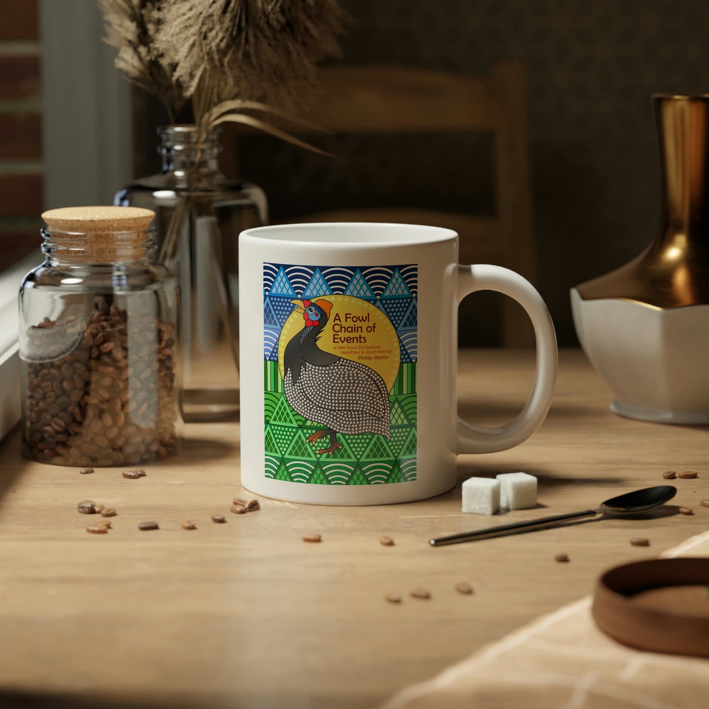 A Fowl Chain of Events Jumbo Mug, 20oz