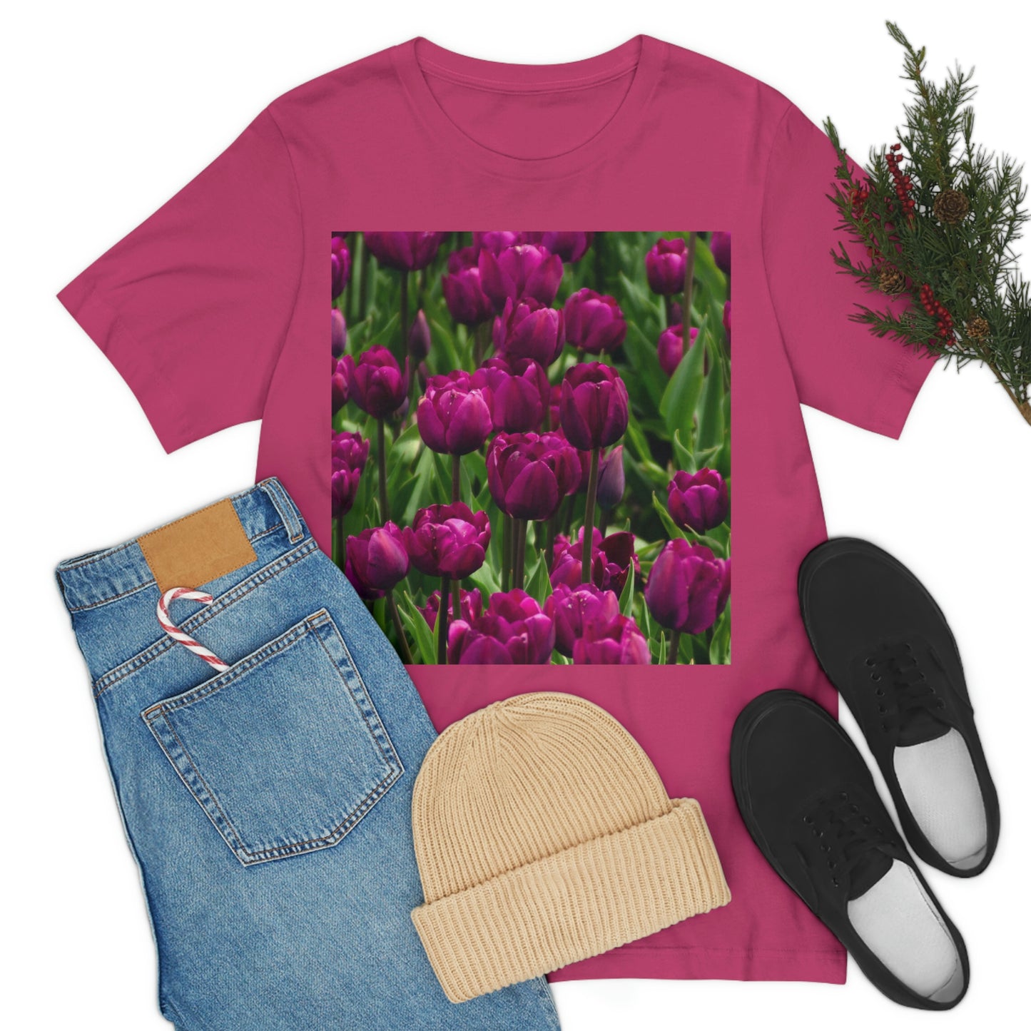 Flowers 20 Unisex Jersey Short Sleeve Tee