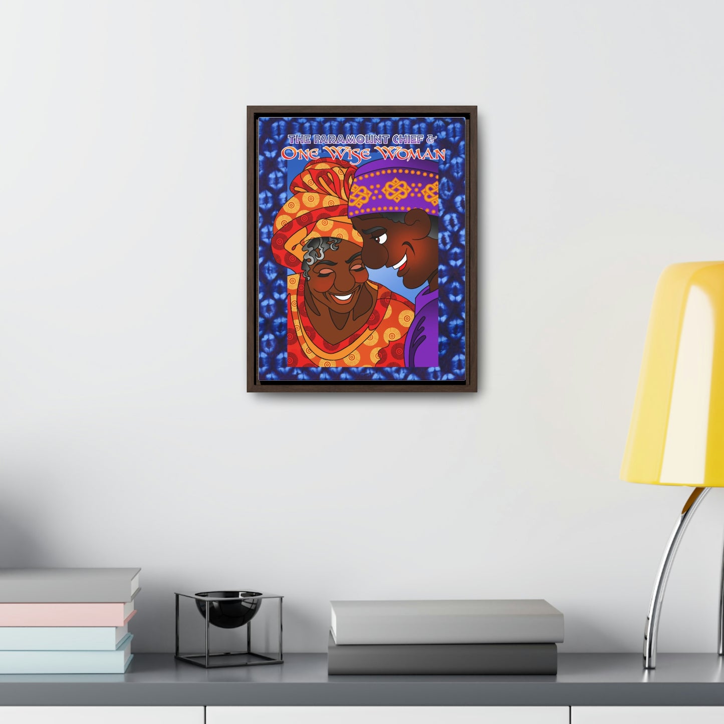 The Paramount Chief and One Wise Woman Gallery Canvas Wraps, Vertical Frame