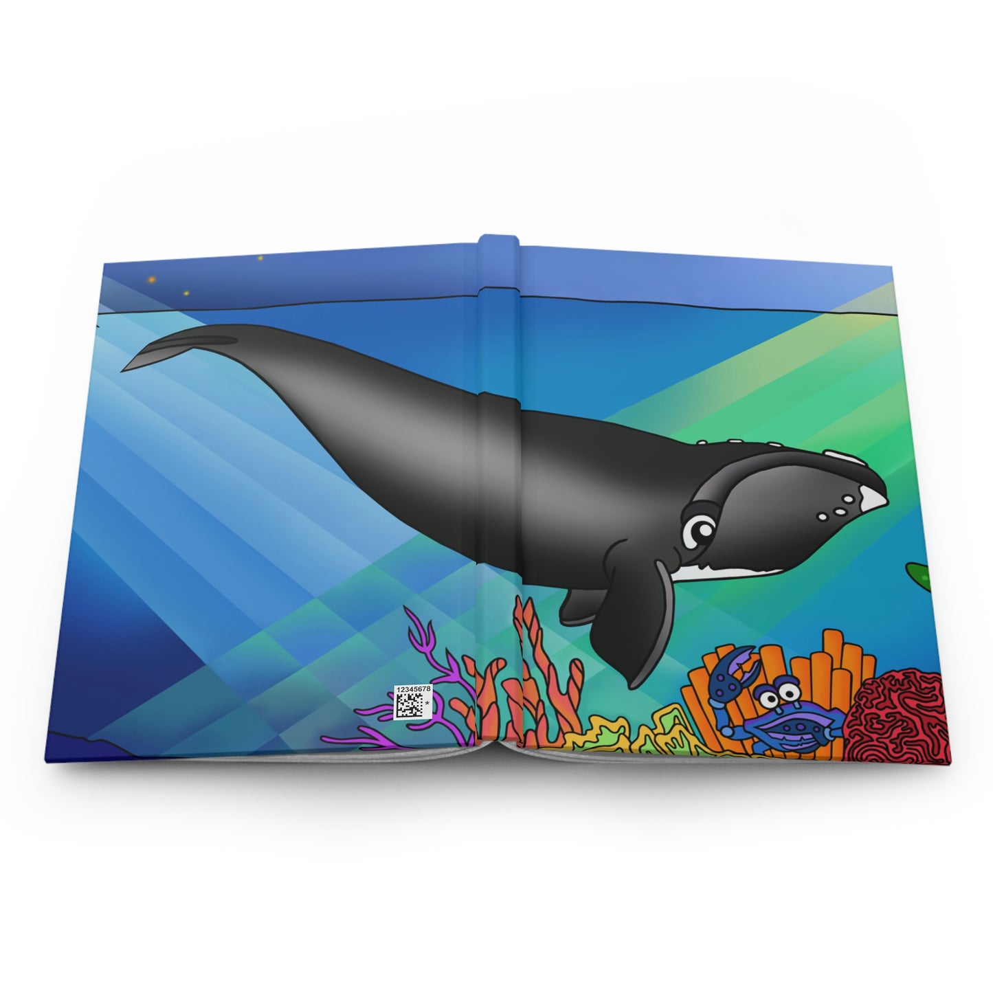 Gray Whale Hardcover Journal Matte