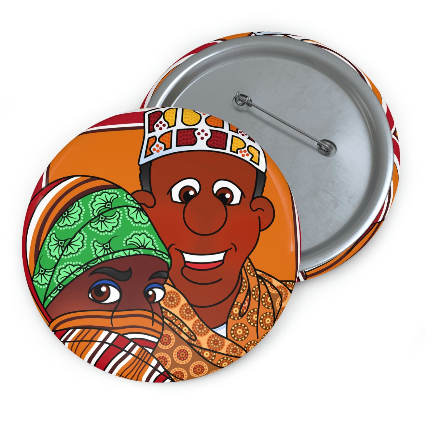 The Kitty Cat Cried! Custom Pin Buttons
