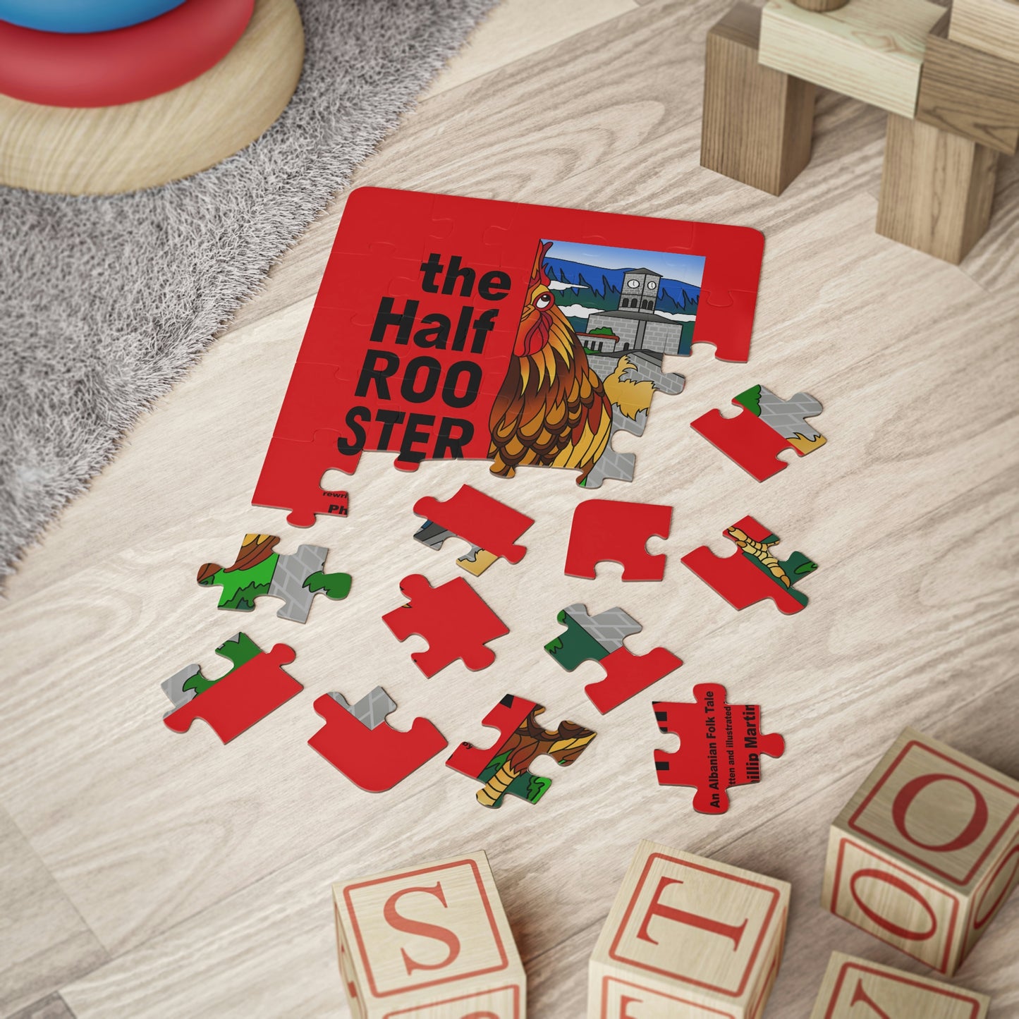 The Half Rooster Kids' Puzzle, 30-Piece