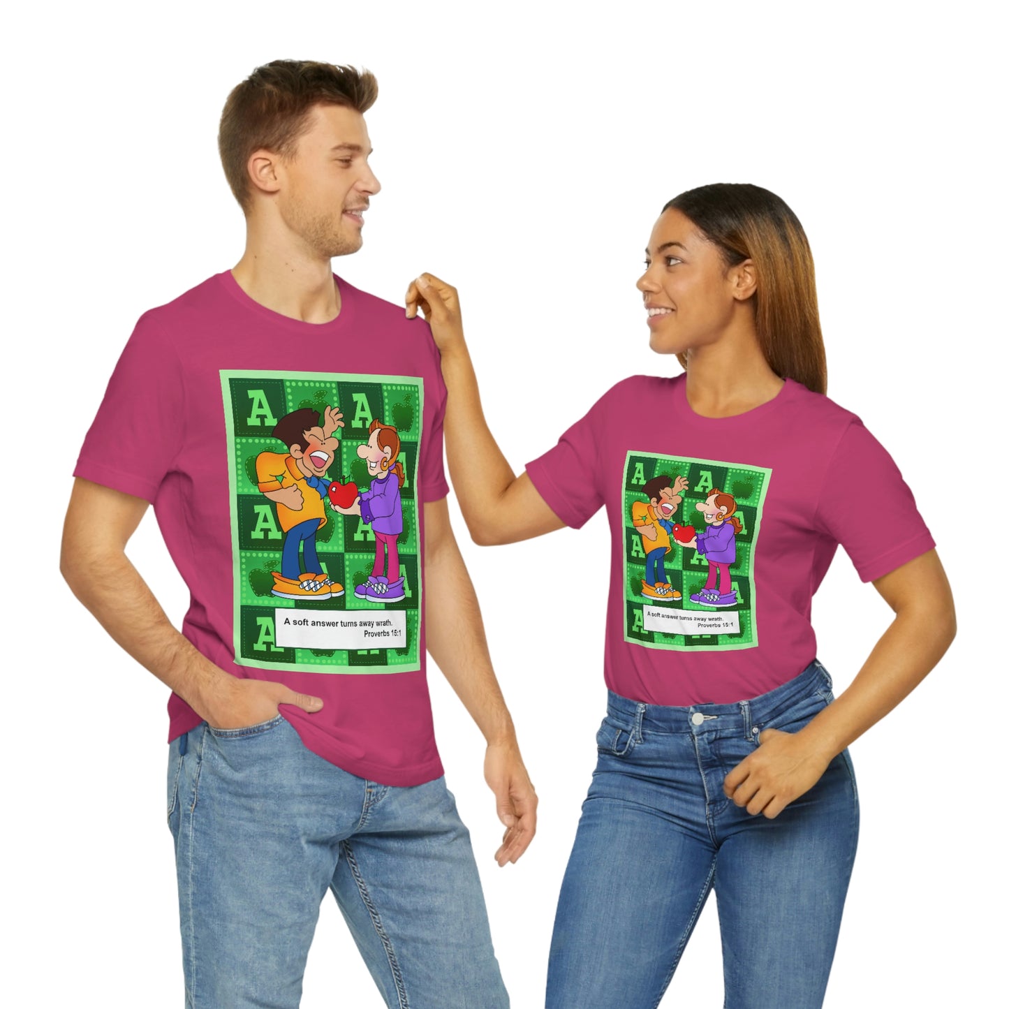 The Bible as Simple as ABC A Unisex Jersey Short Sleeve Tee