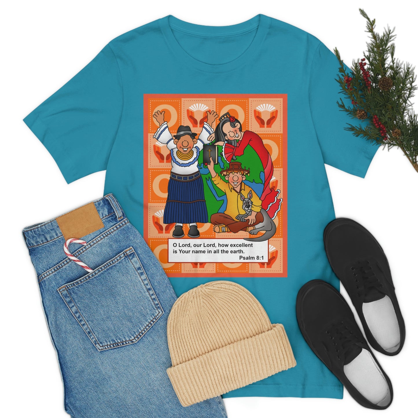 The Bible as Simple as ABC O Unisex Jersey Short Sleeve Tee