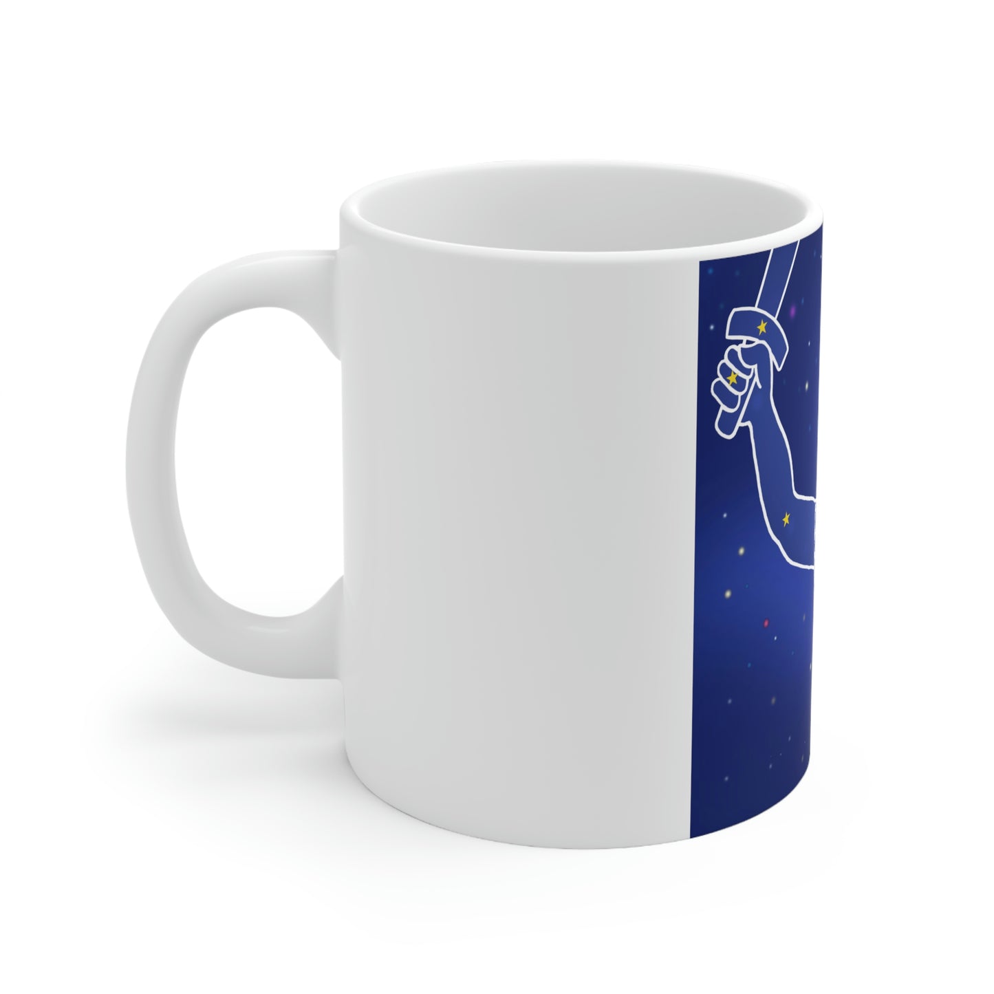 Triple Gratitude with Assorted Monsters!! Ceramic Mug 11oz