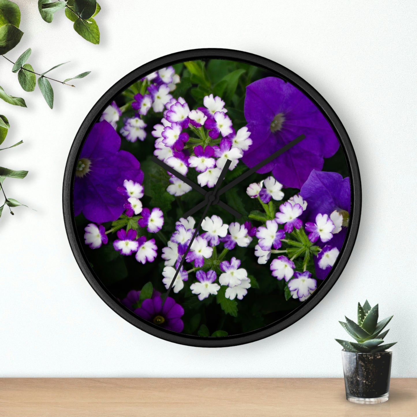 Flowers 04 Wall Clock
