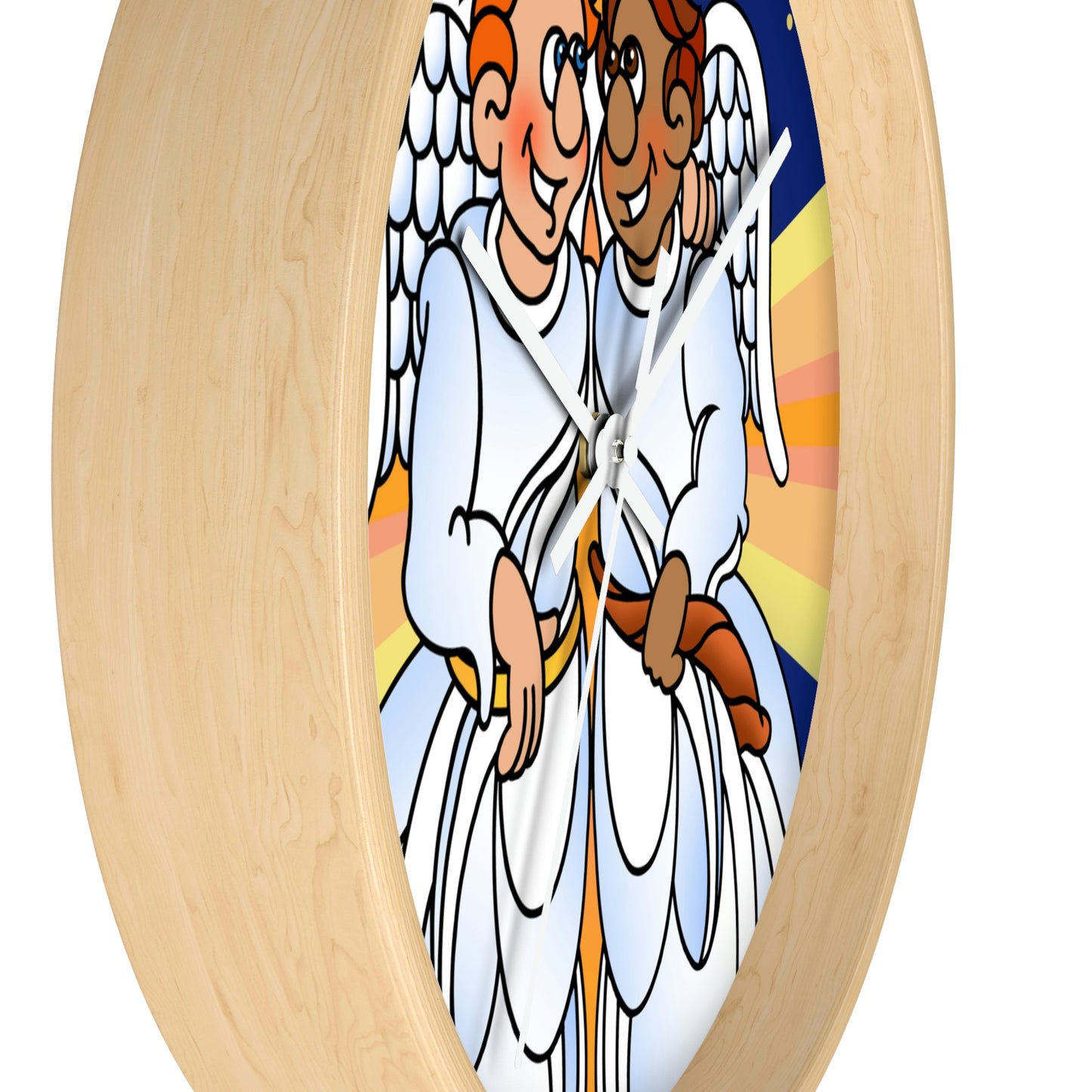 Hark and Harold Angel Sing Wall clock