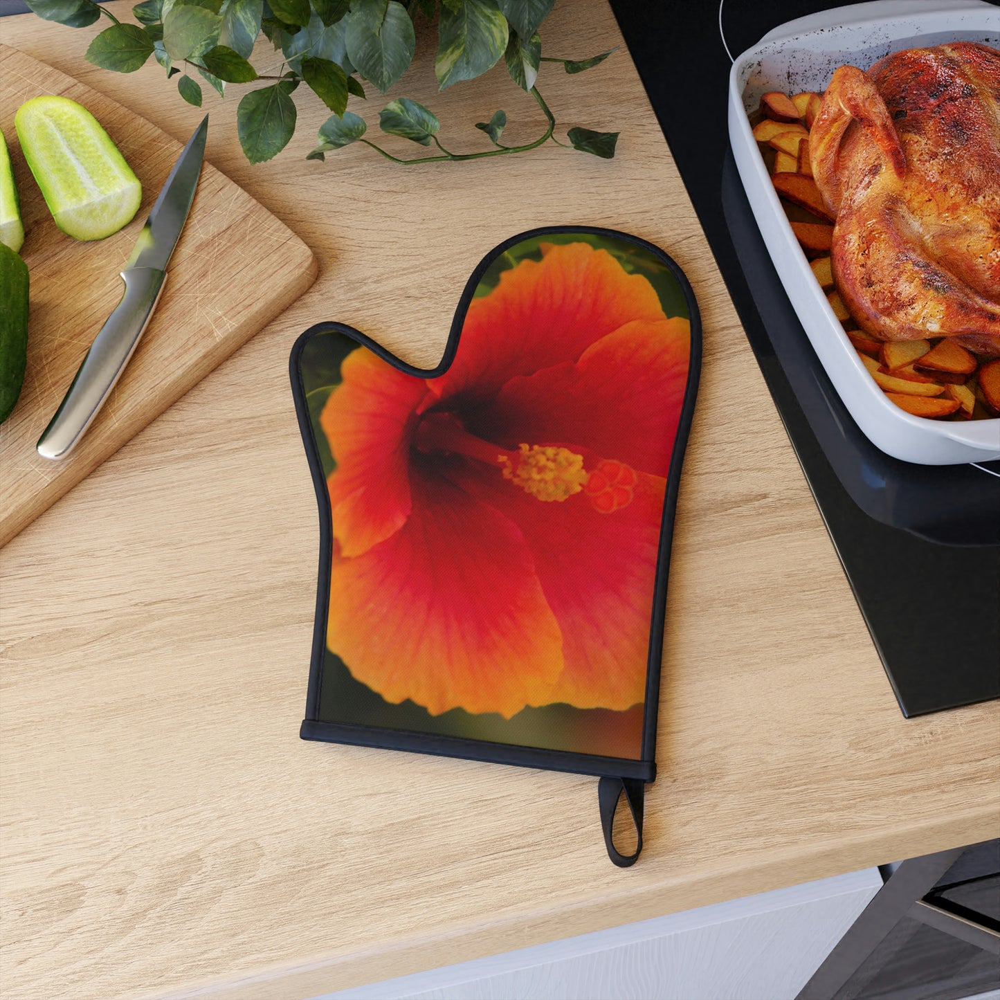 Flowers 32 Oven Glove
