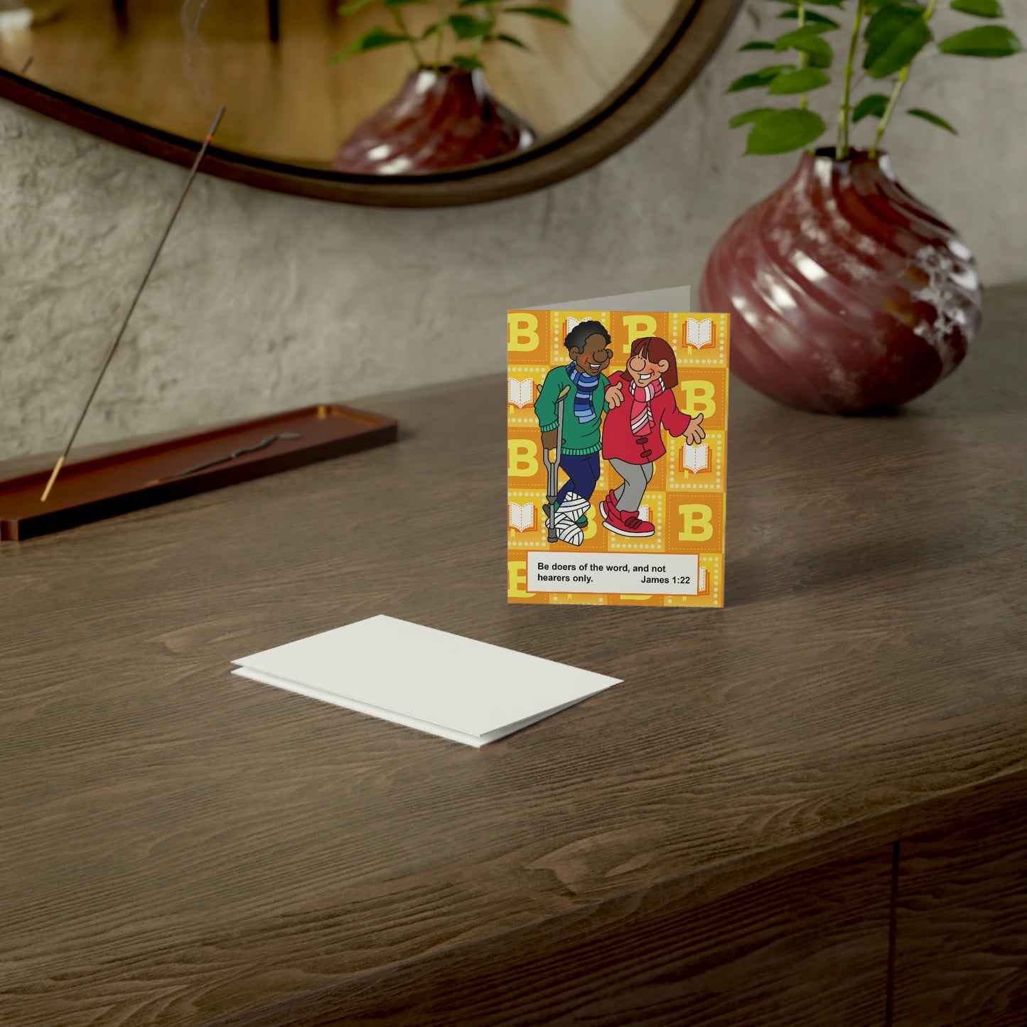 The Bible as Simple as ABC B Greeting Cards (1, 10, 30, and 50pcs)