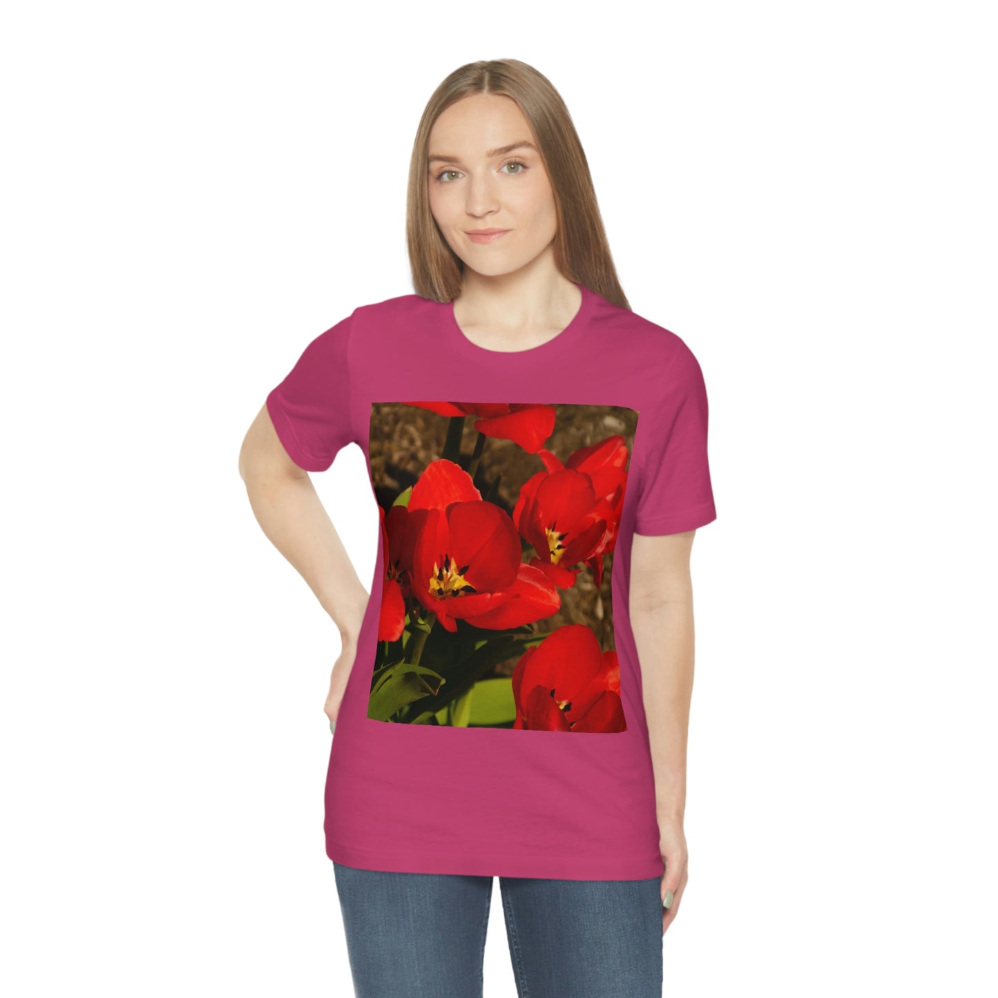 Flowers 05 Unisex Jersey Short Sleeve Tee