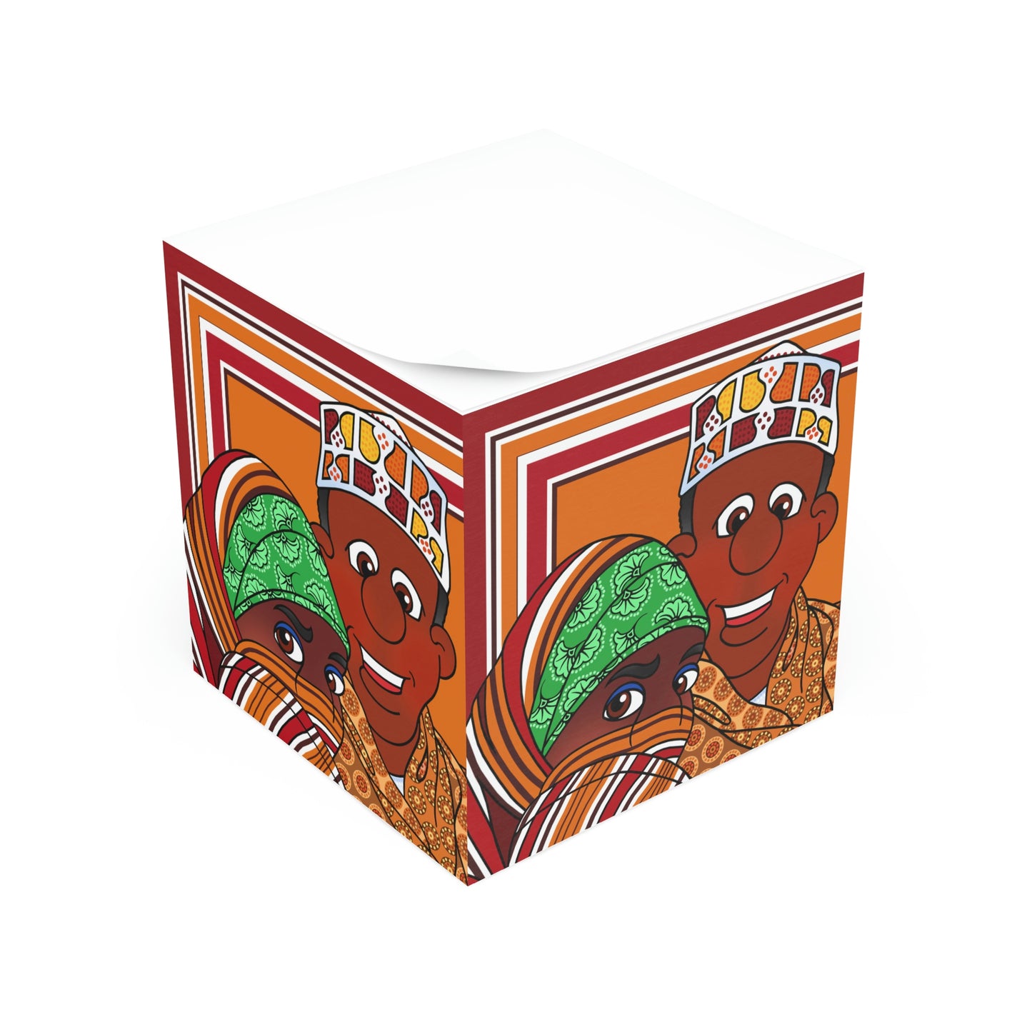 The Kitty Cat Cried Note Cube
