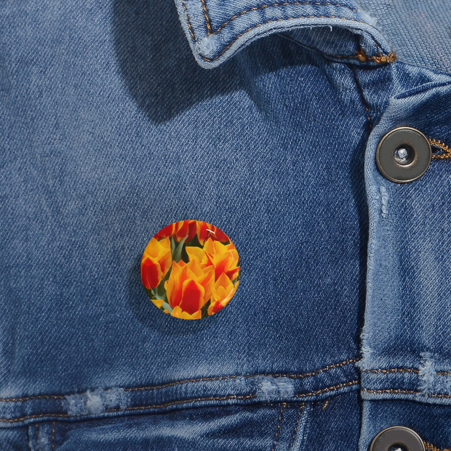 Flowers 18 Round Pins