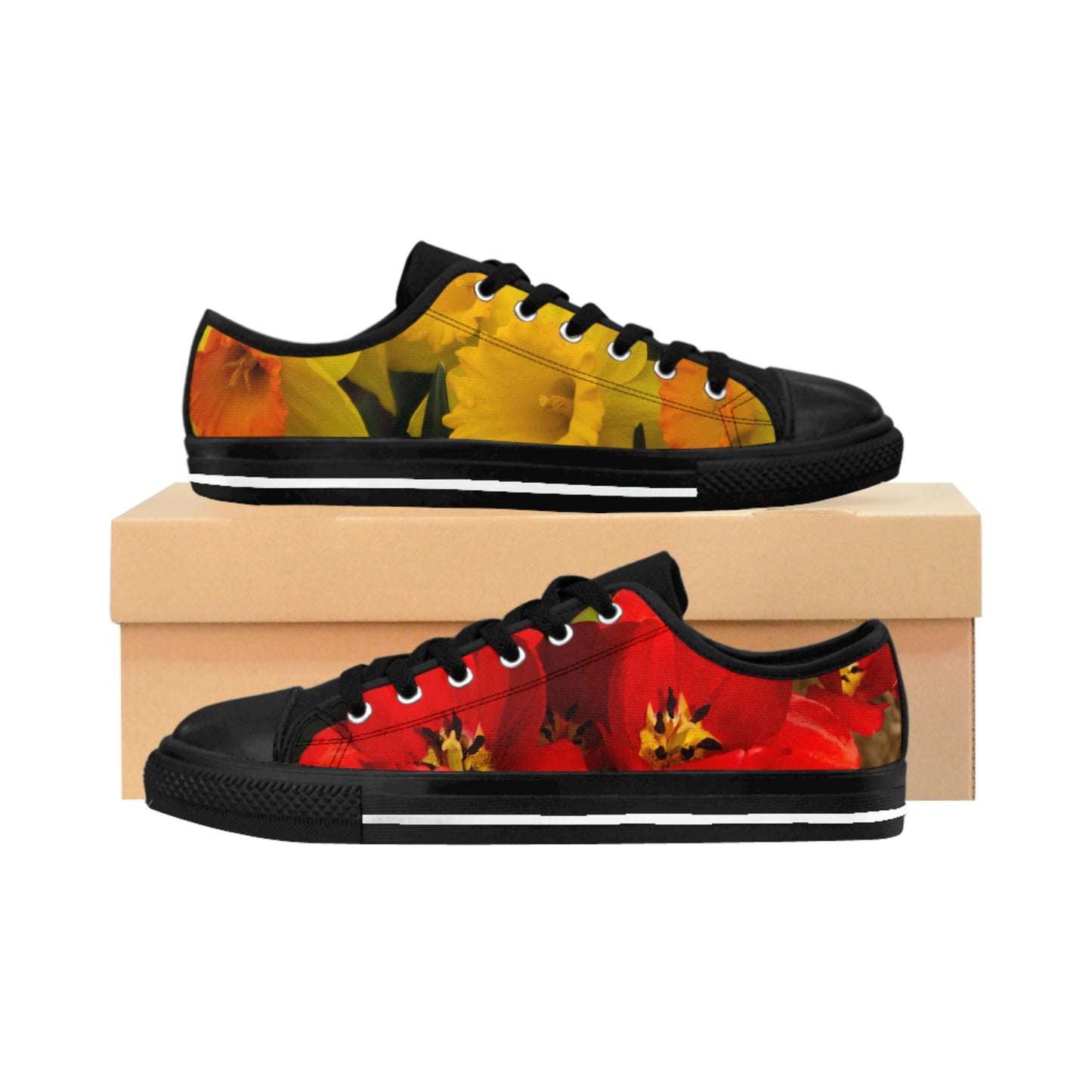 Flowers Set 2 Women's Sneakers
