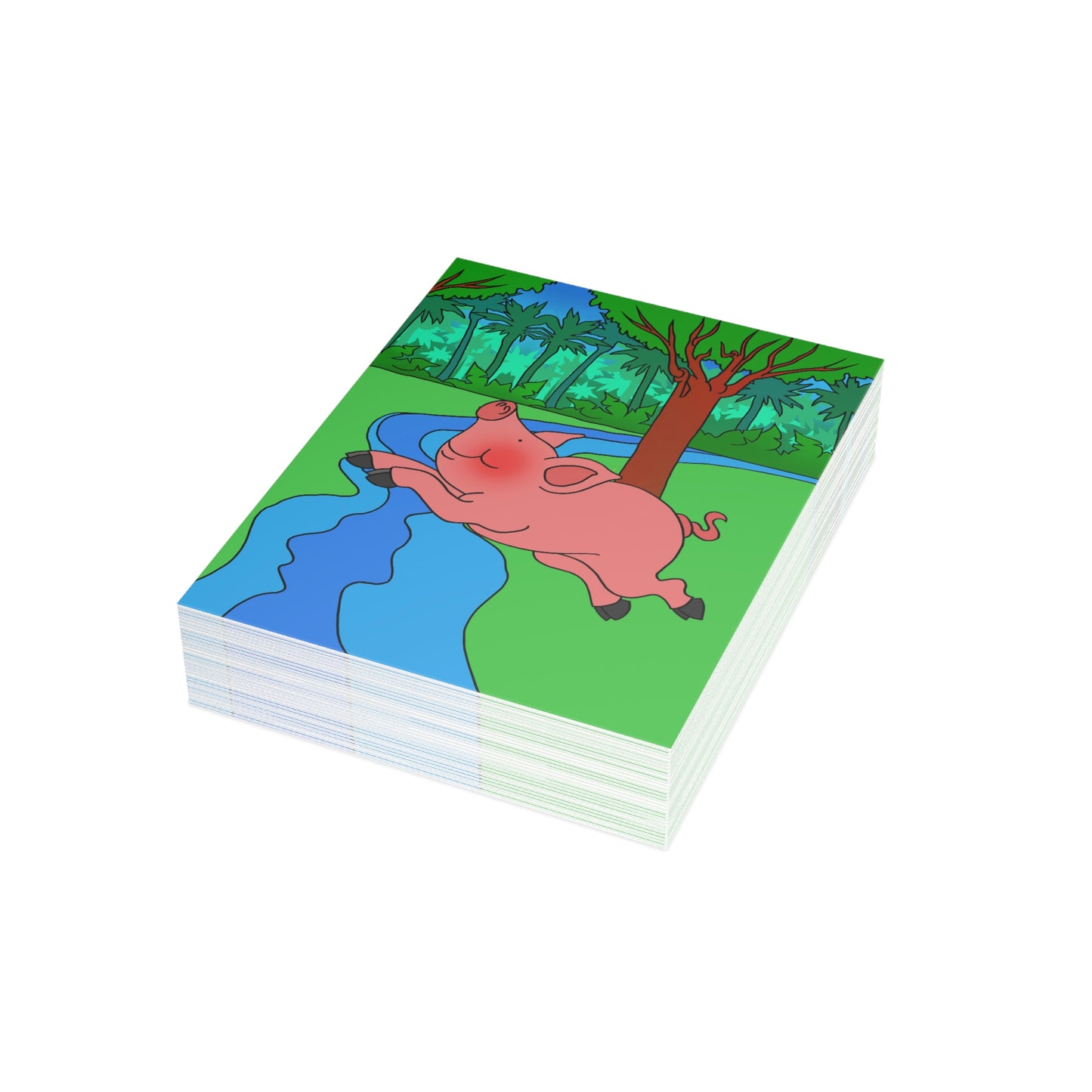 Anansi and the Market Pig! Greeting Card Bundles (envelopes not included)