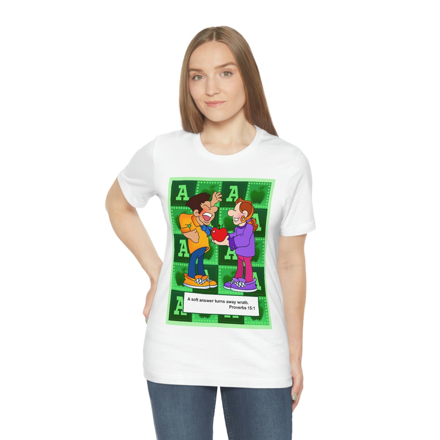 The Bible as Simple as ABC A Unisex Jersey Short Sleeve Tee