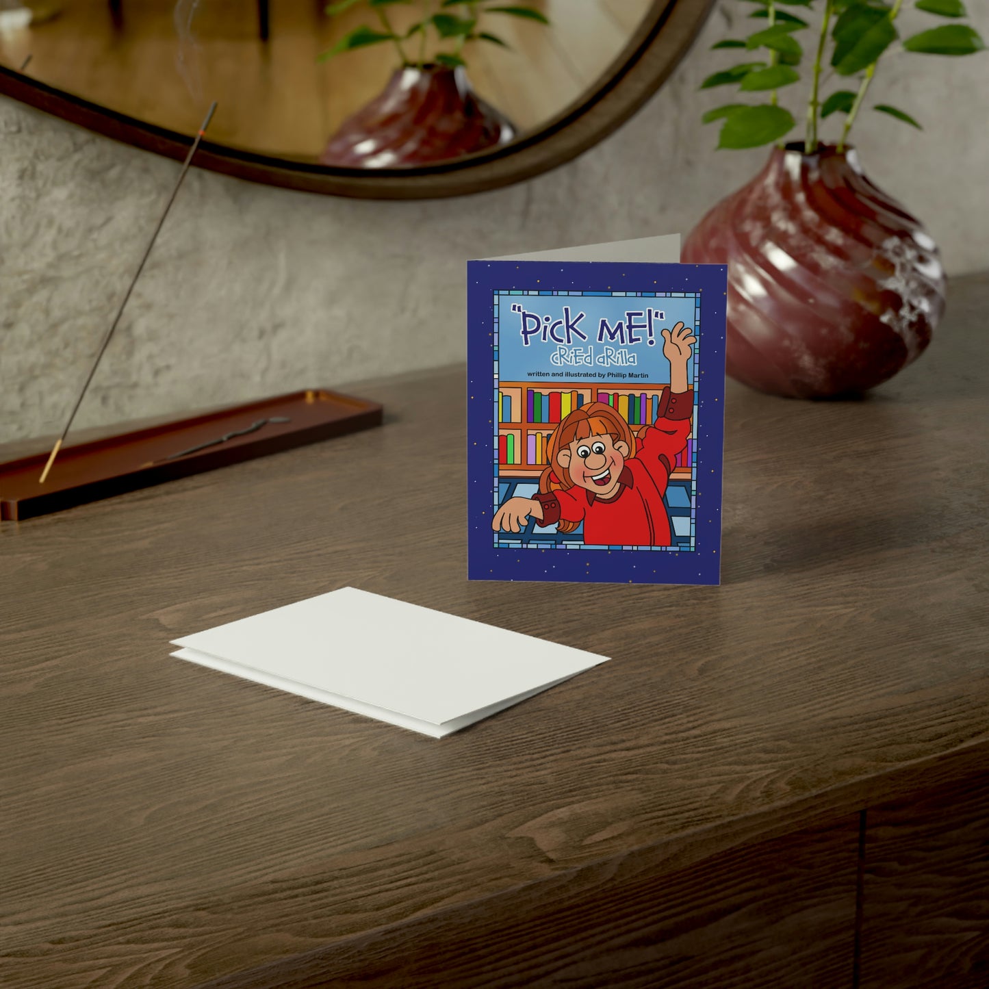 Pick Me Cried Arilla Greeting Cards (1, 10, 30, and 50pcs)