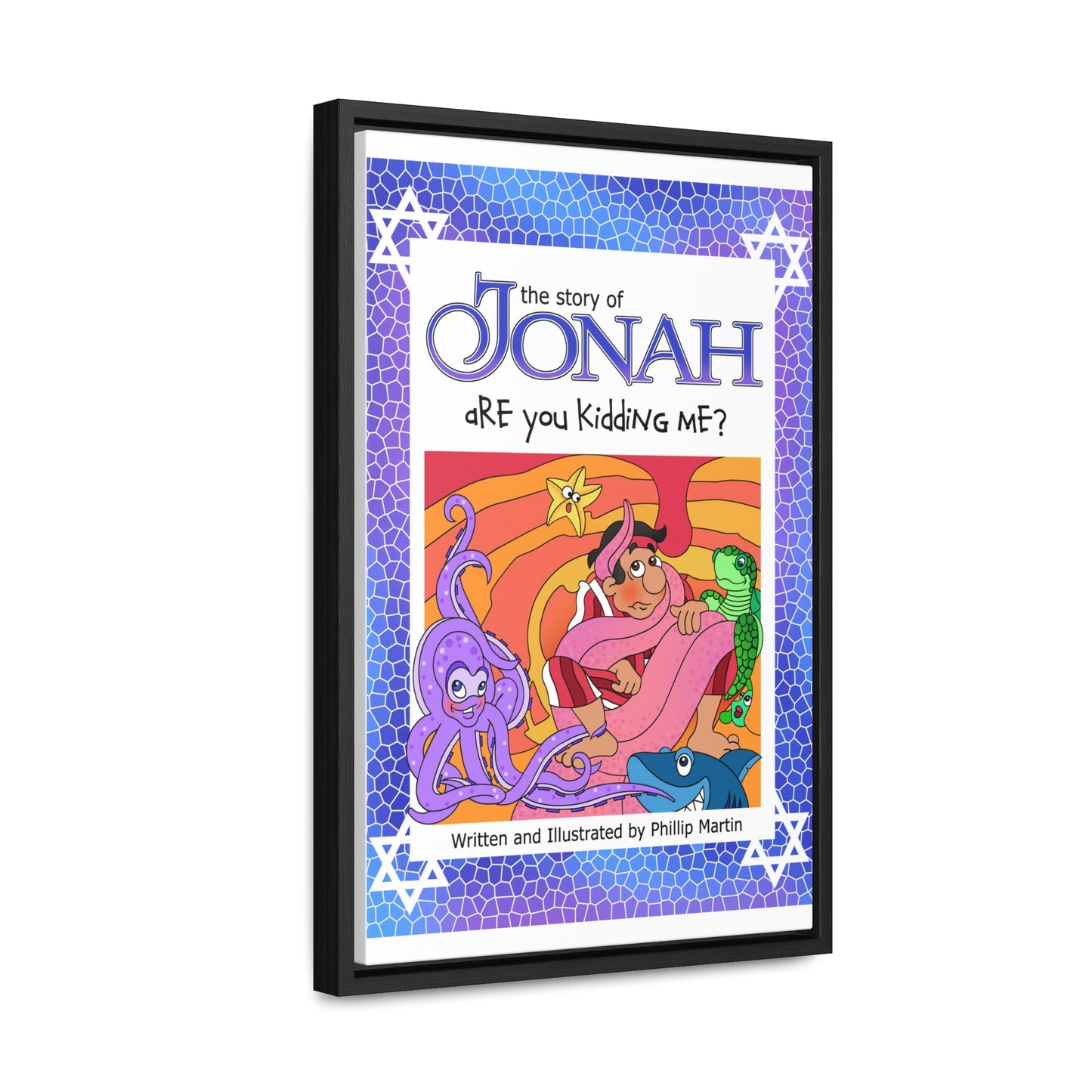 The Story of Jonah Gallery Canvas Wraps, Vertical Frame