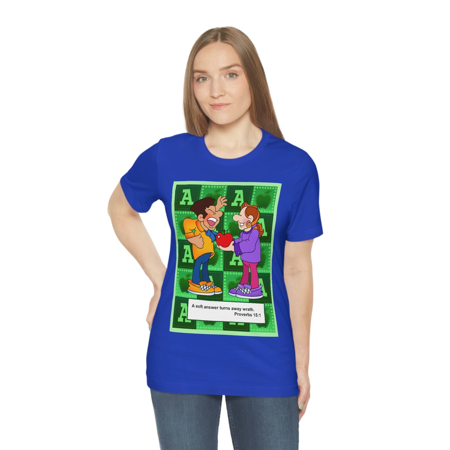 The Bible as Simple as ABC A Unisex Jersey Short Sleeve Tee