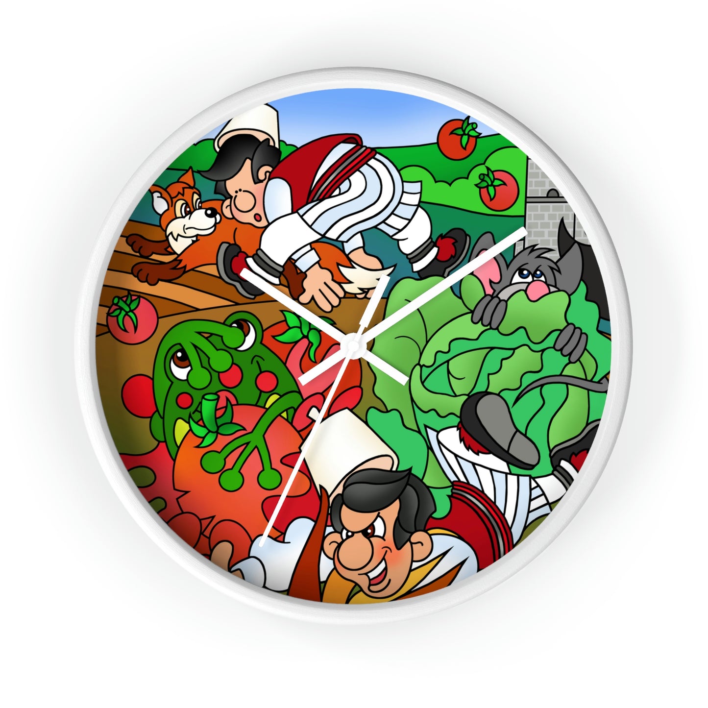 The Half Rooster! Wall clock